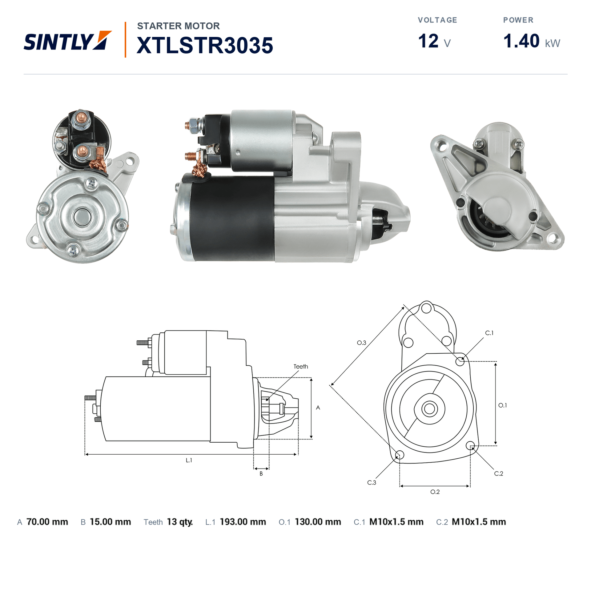 Starter XTLSTR3035