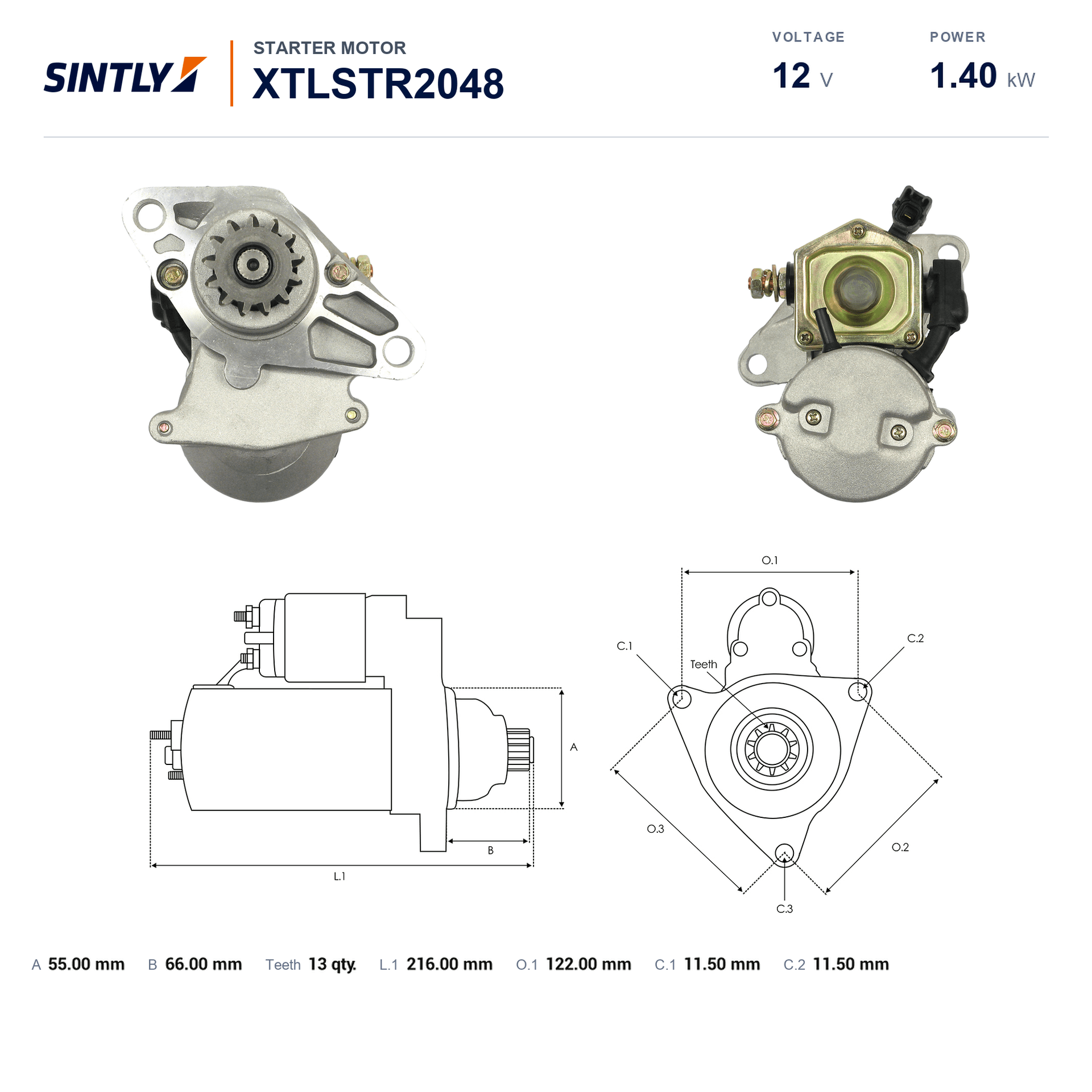 Starter XTLSTR2048