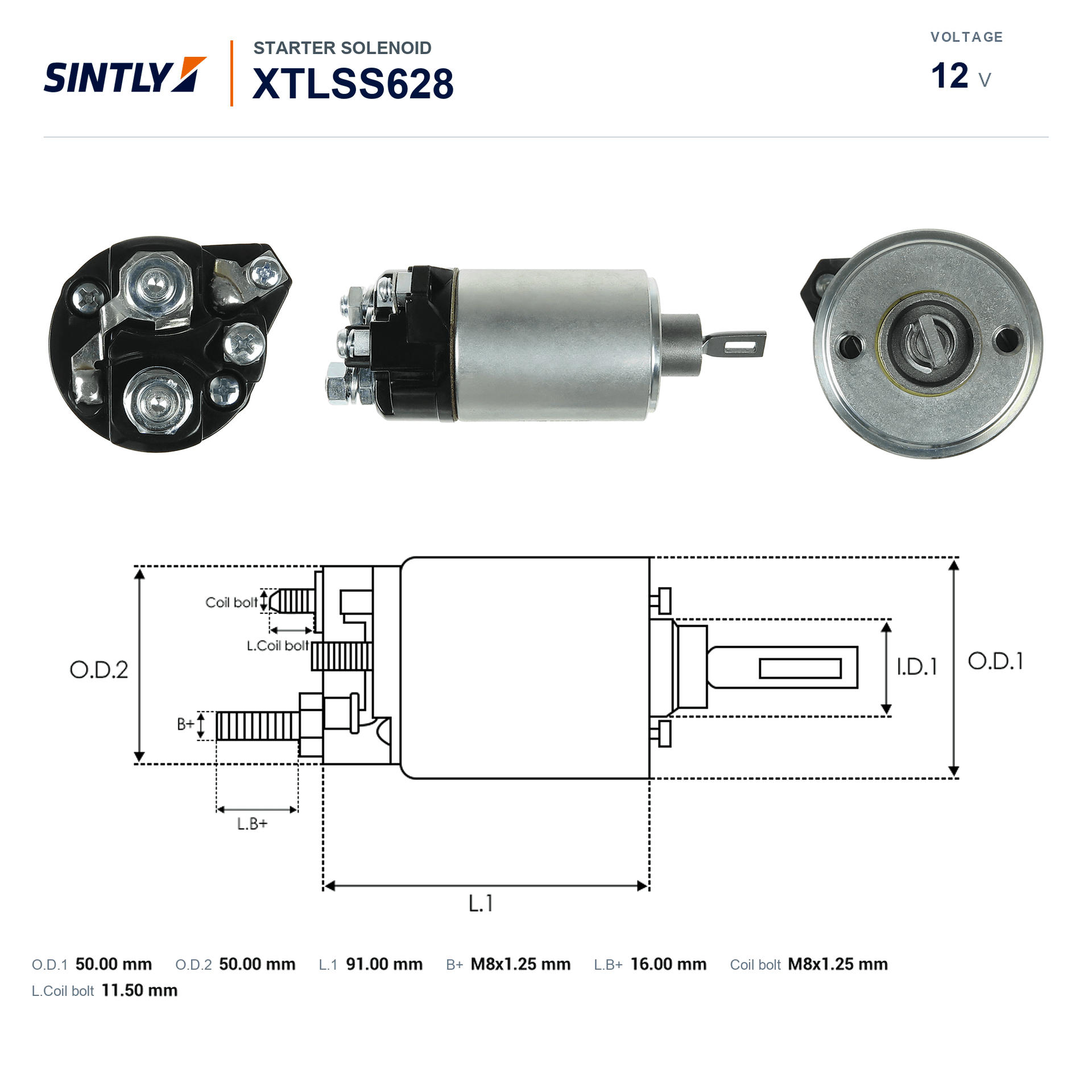 Starter Solenoid XTLSS628
