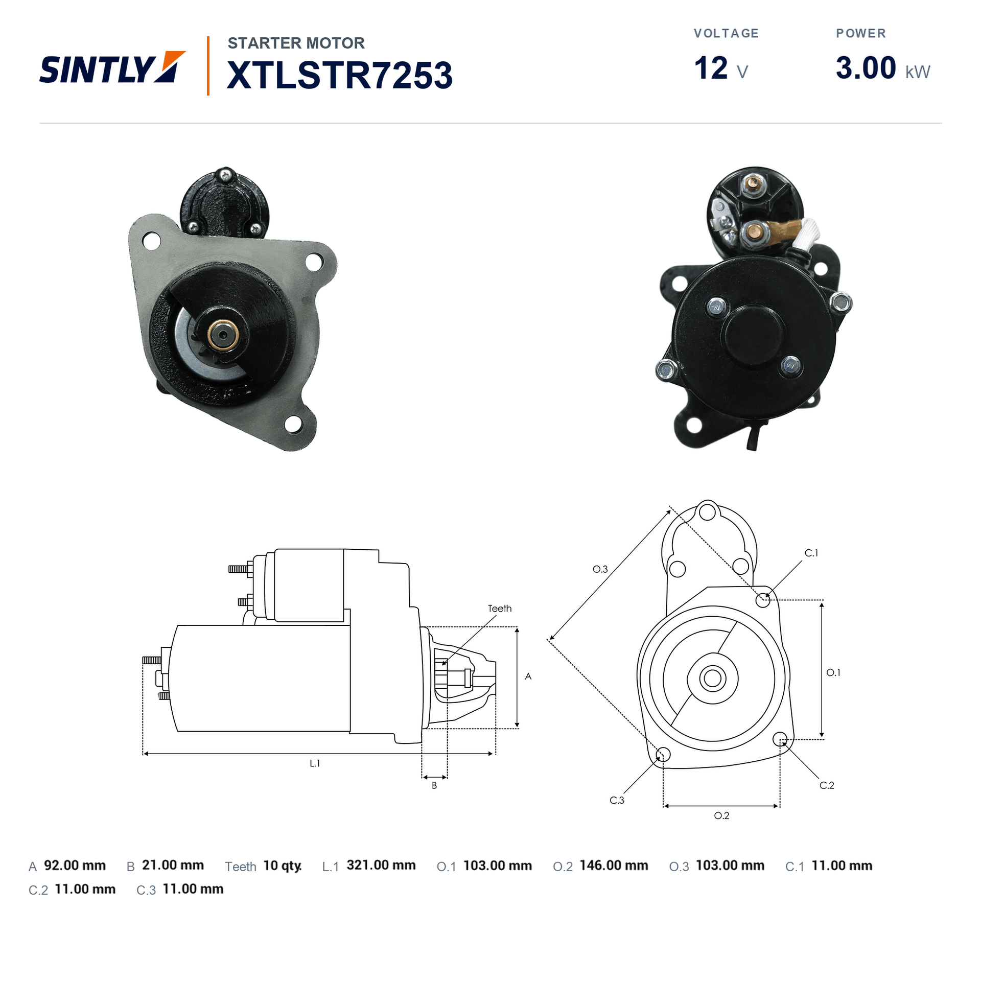 Starter XTLSTR7253