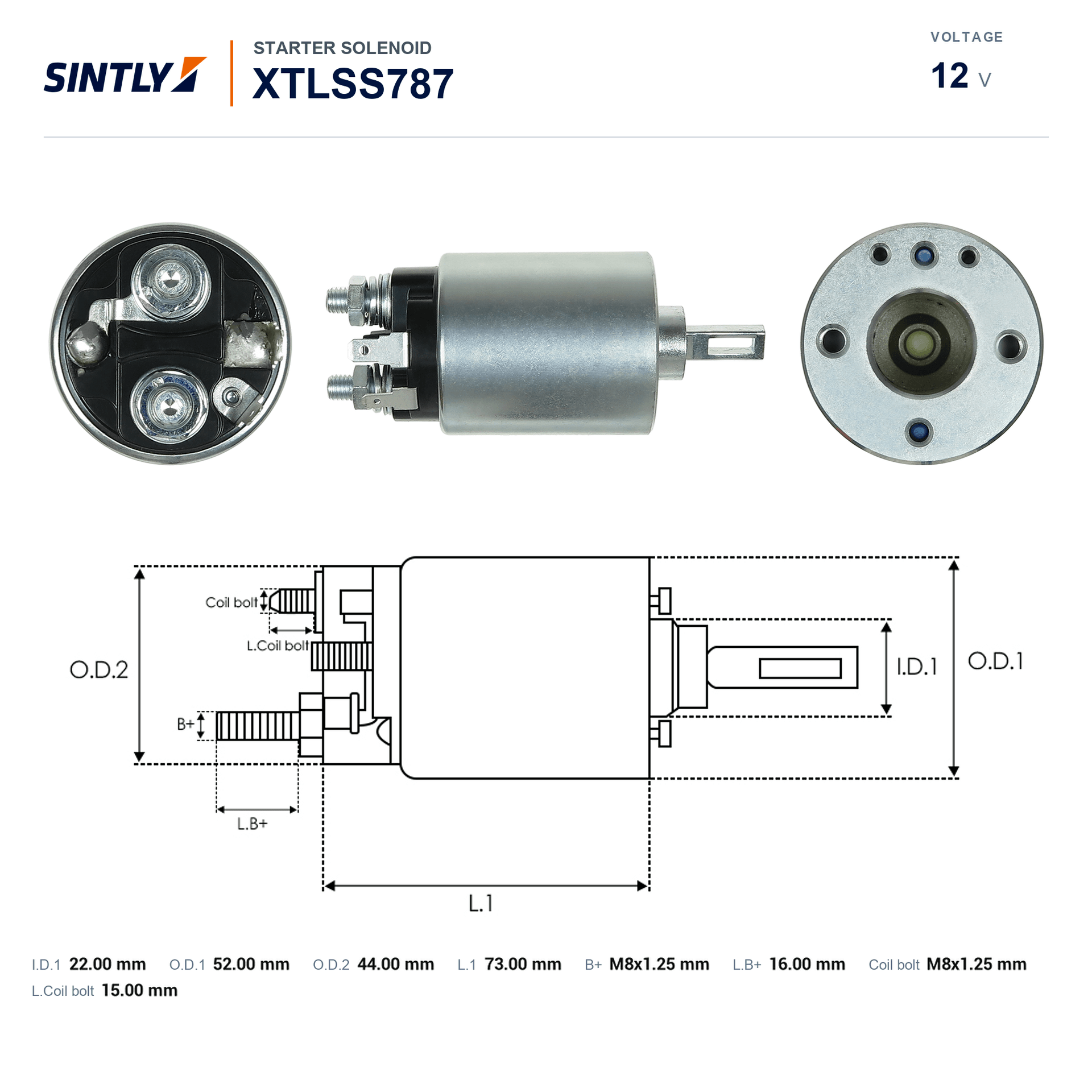 Starter Solenoid XTLSS787