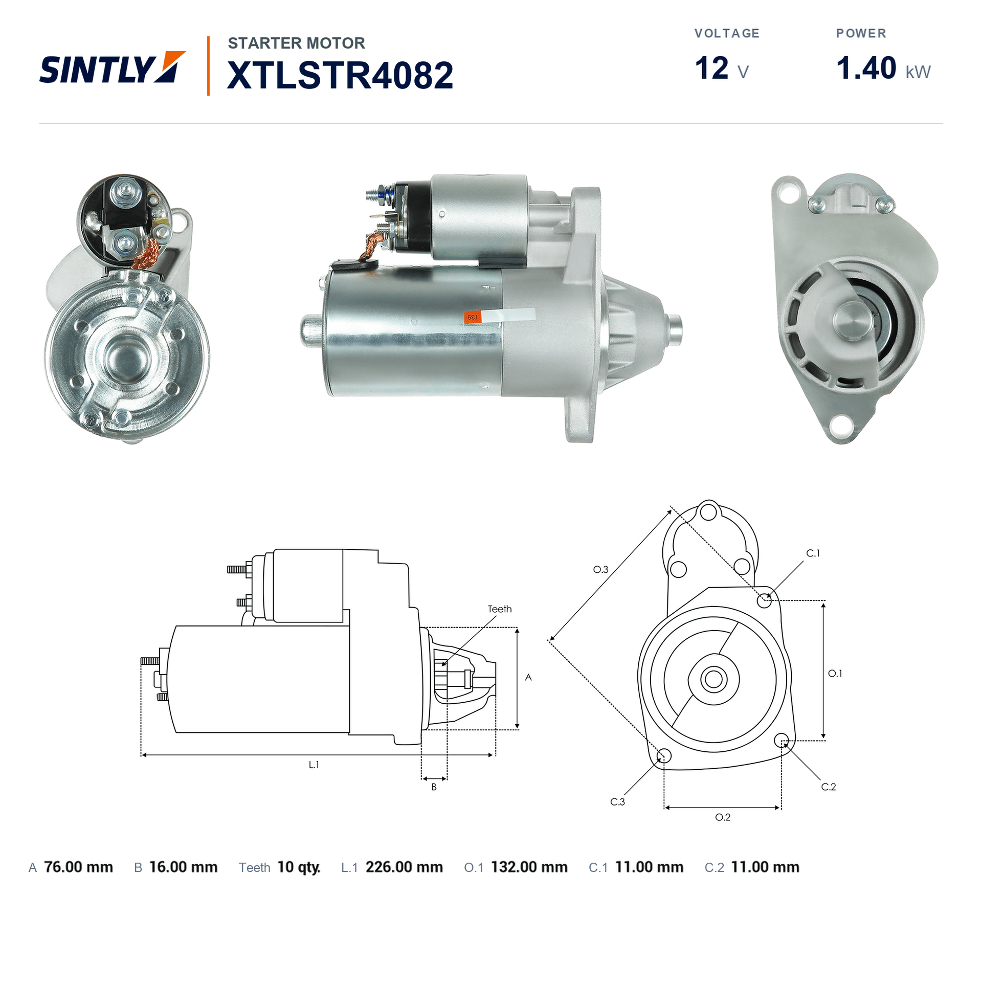 Starter XTLSTR4082
