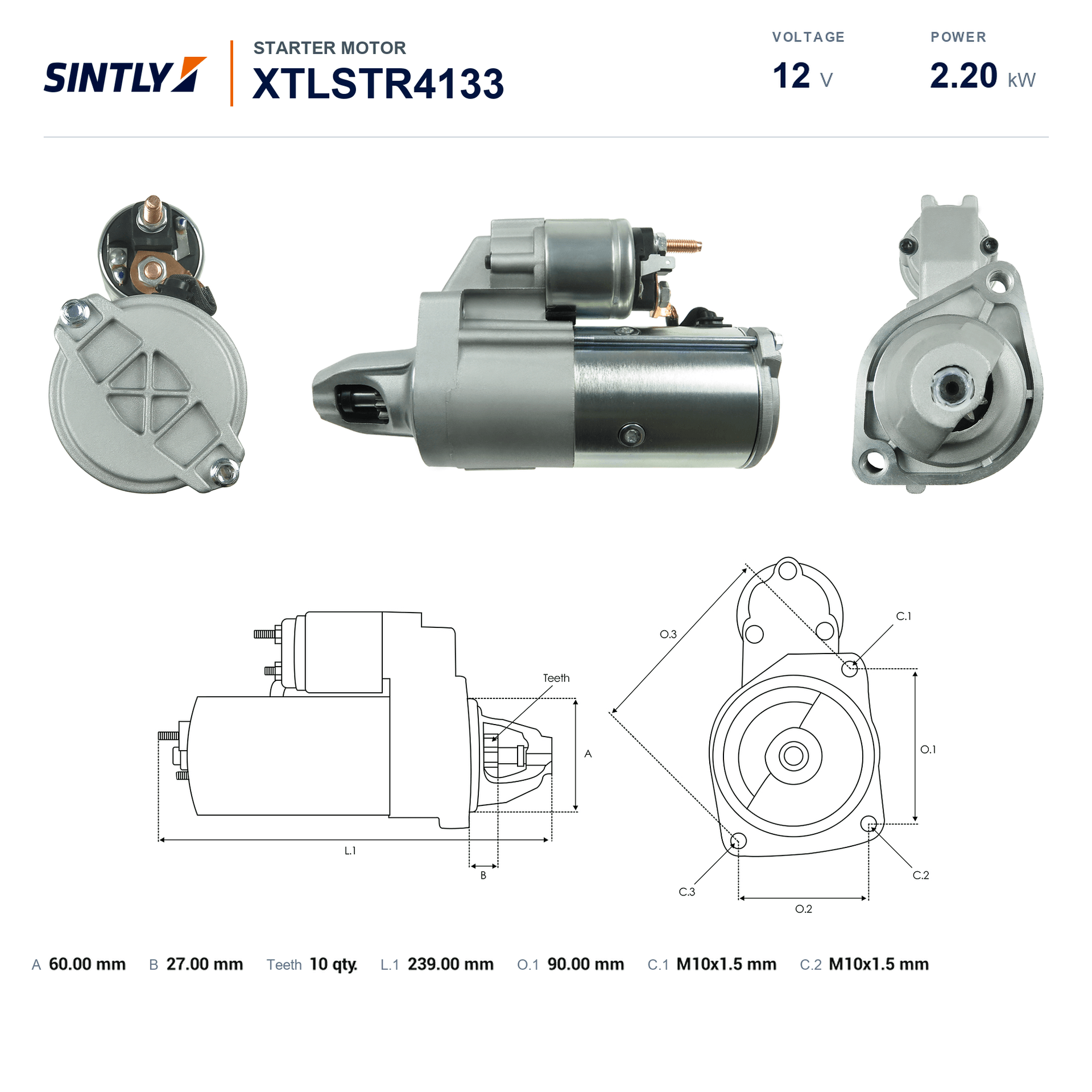 Starter XTLSTR4133