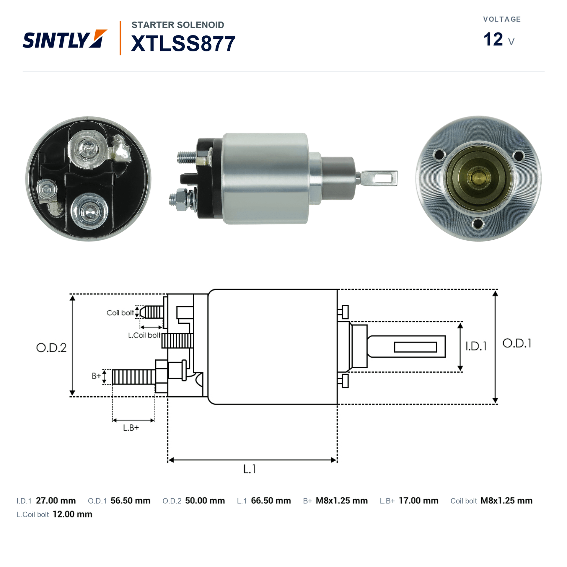 Starter Solenoid XTLSS877