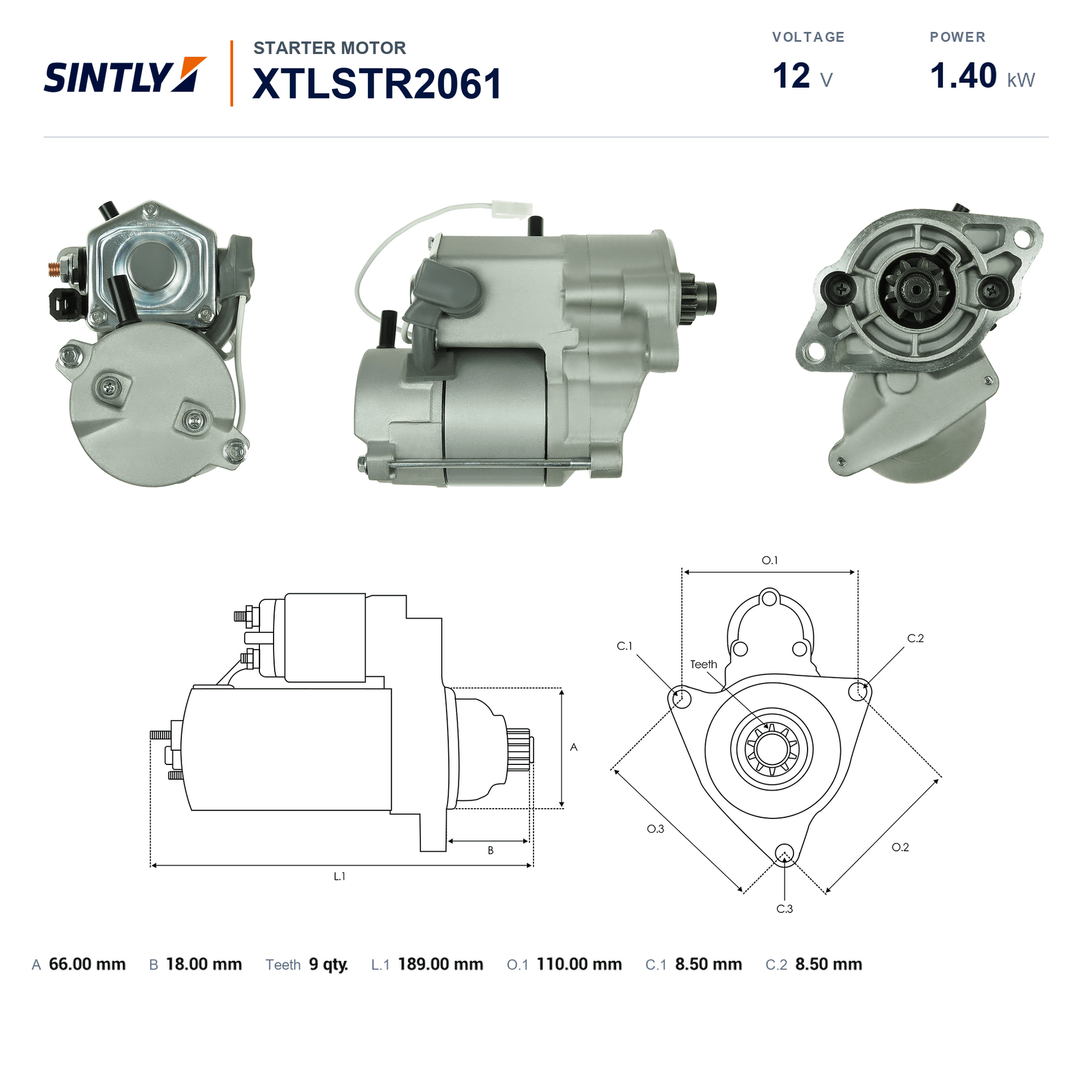 Starter XTLSTR2061