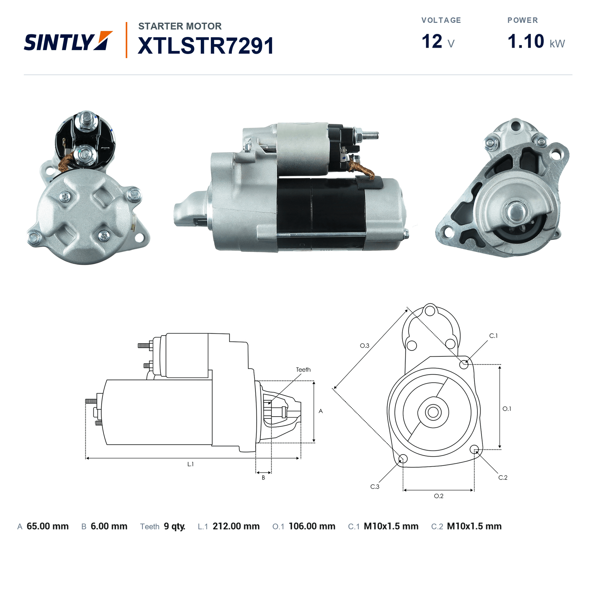 Starter XTLSTR7291