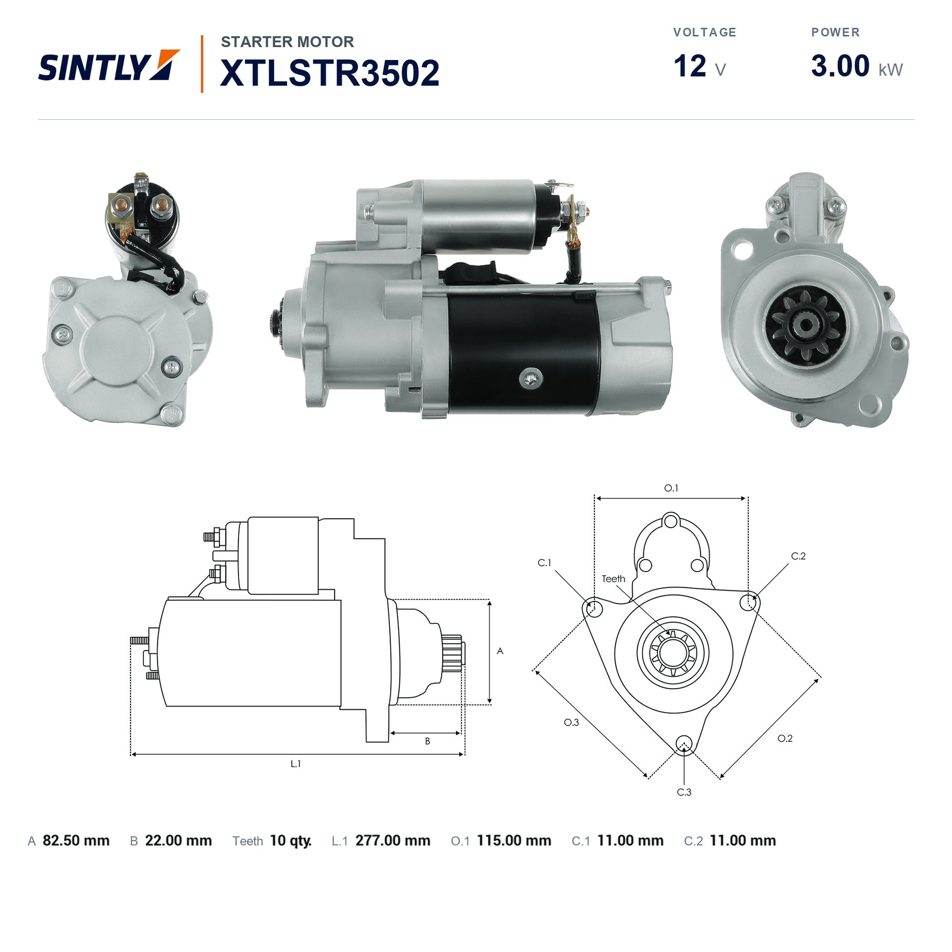 Starter XTLSTR3502