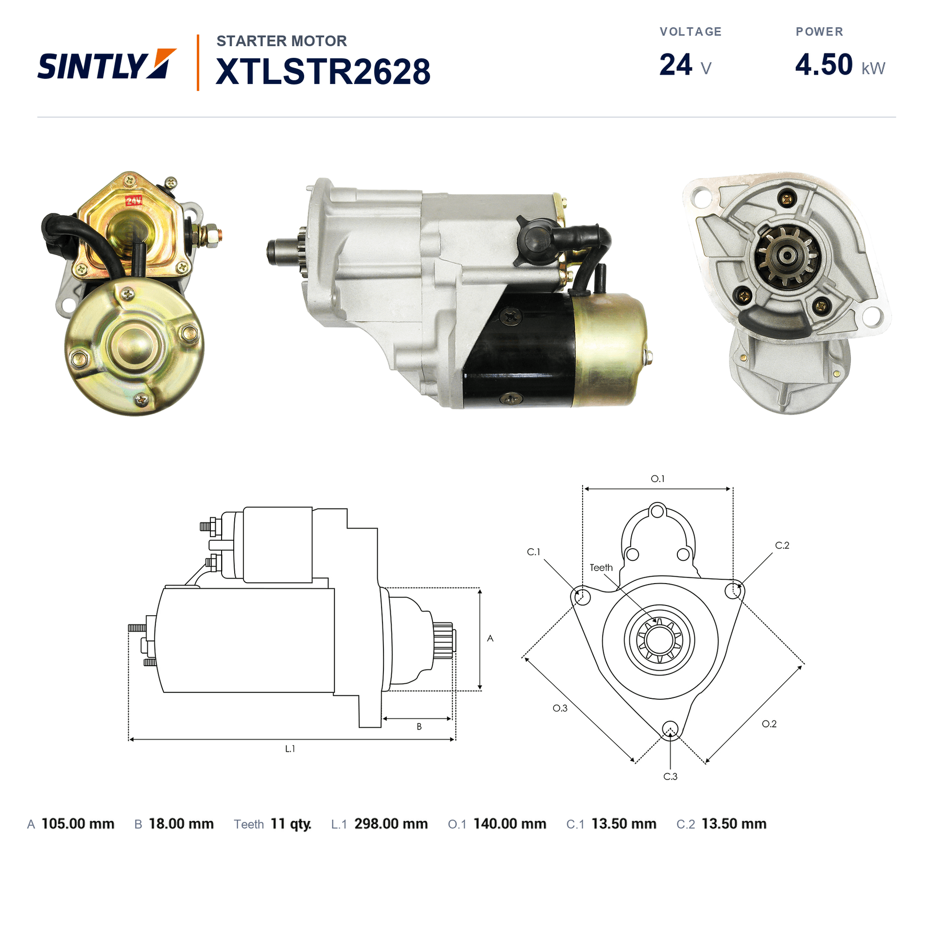 Starter XTLSTR2628