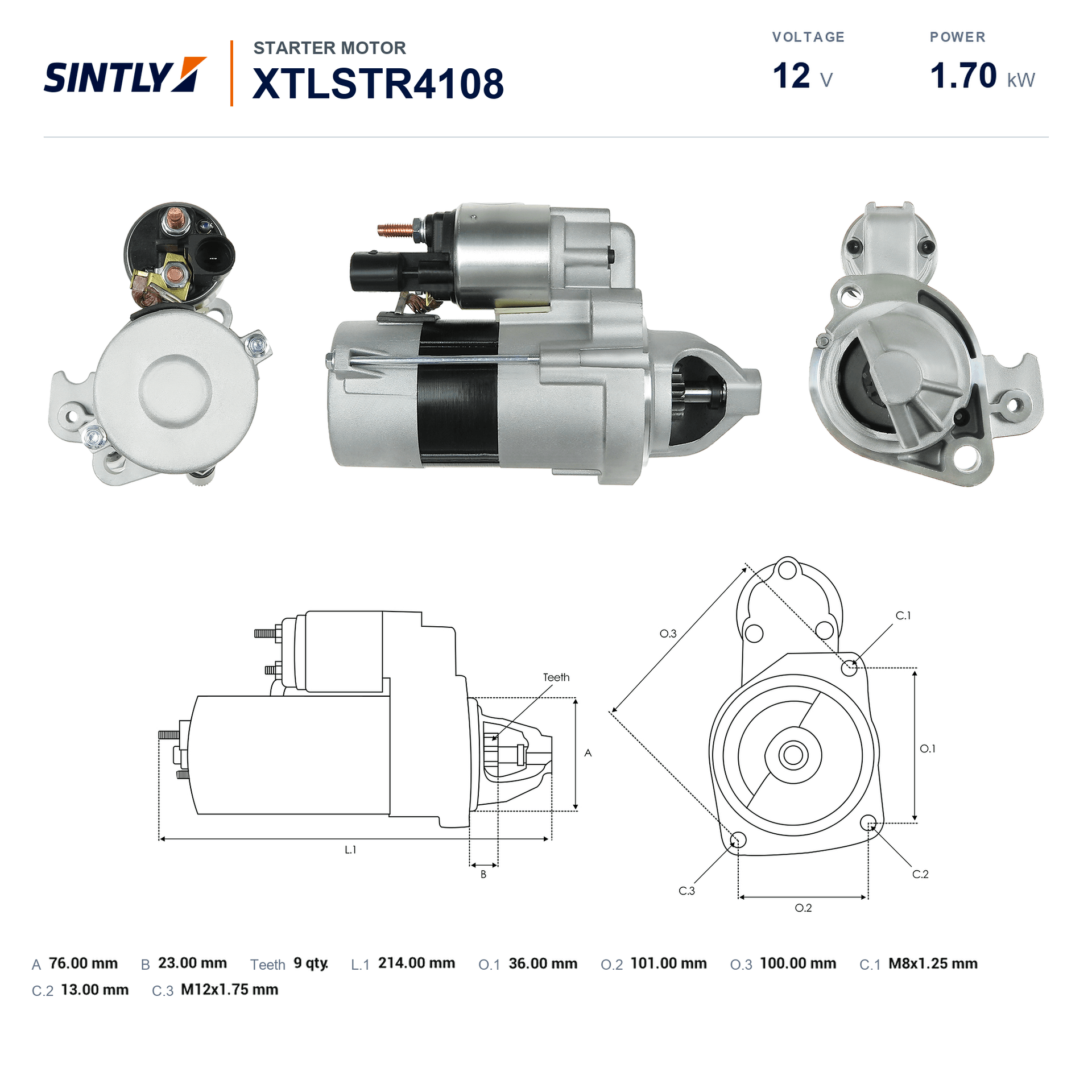 Starter XTLSTR4108