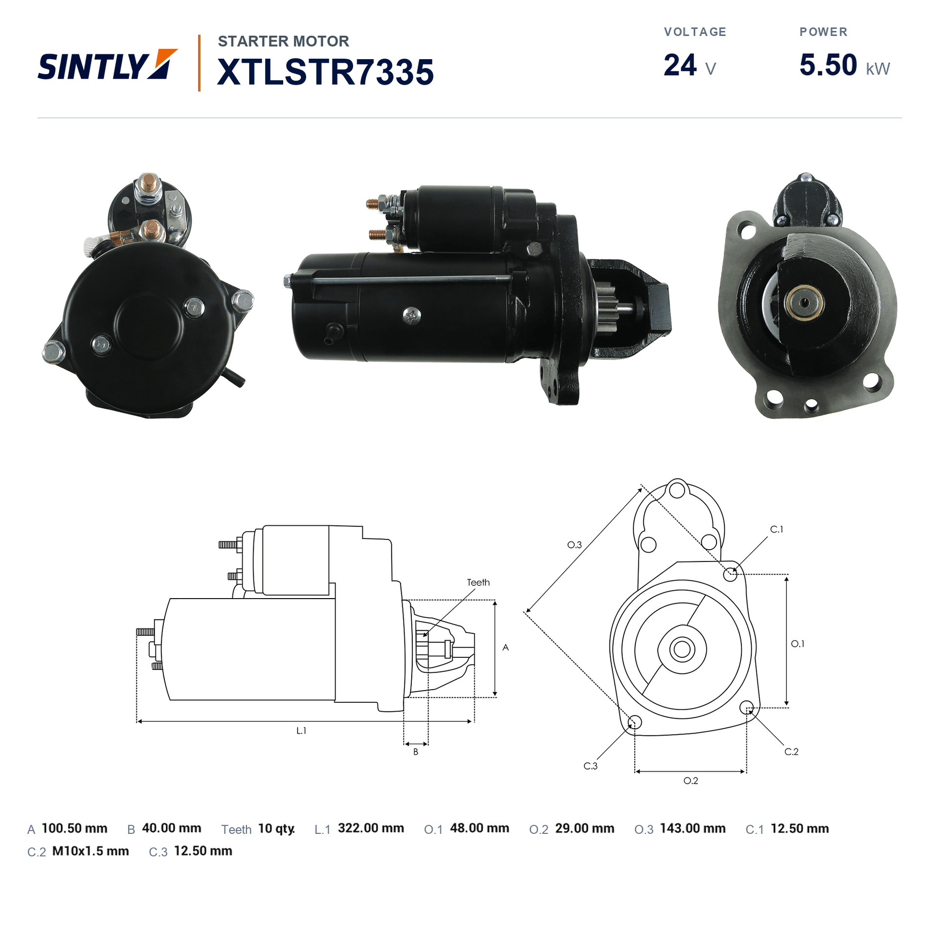 Starter XTLSTR7335