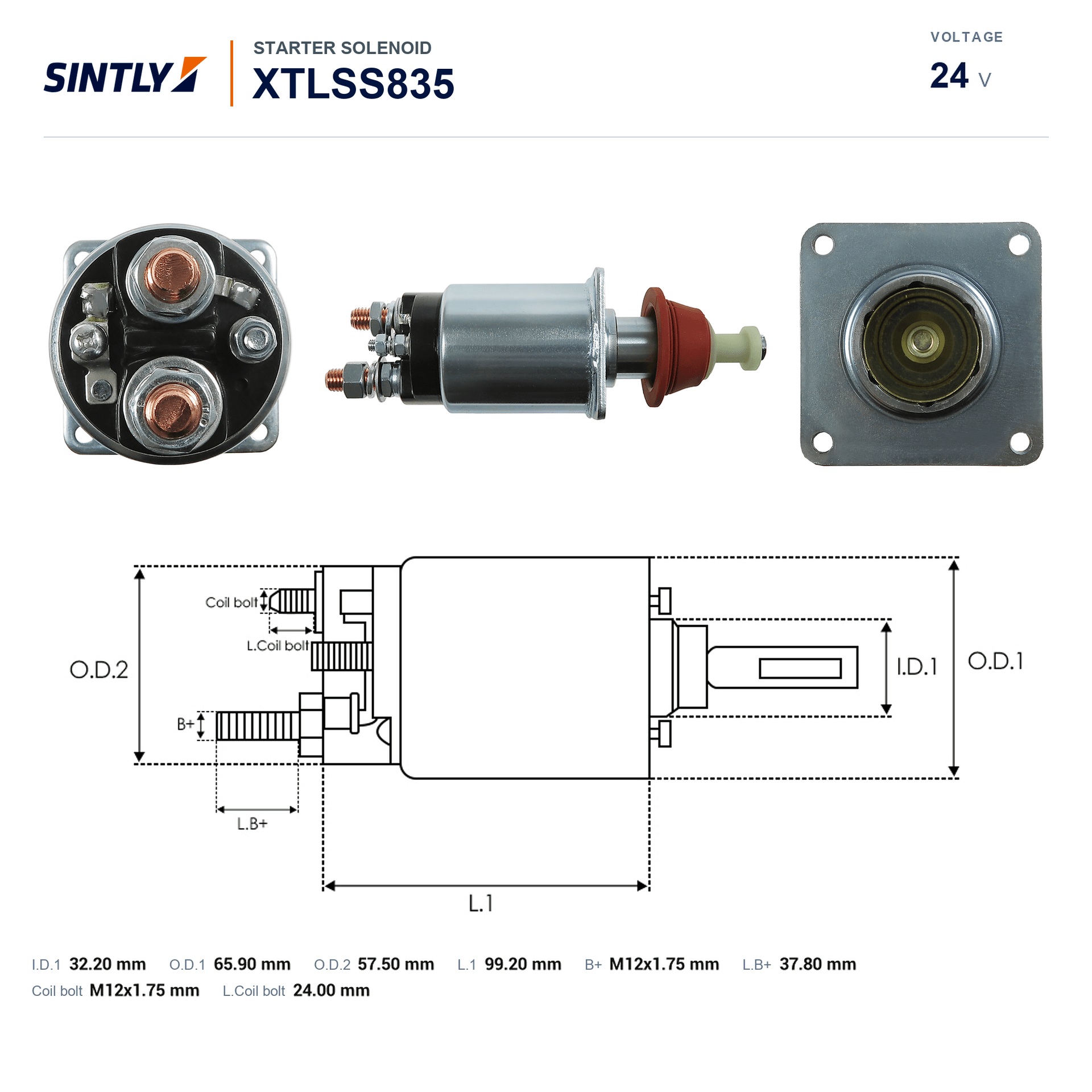 Solenoide de arranque XTLSS835