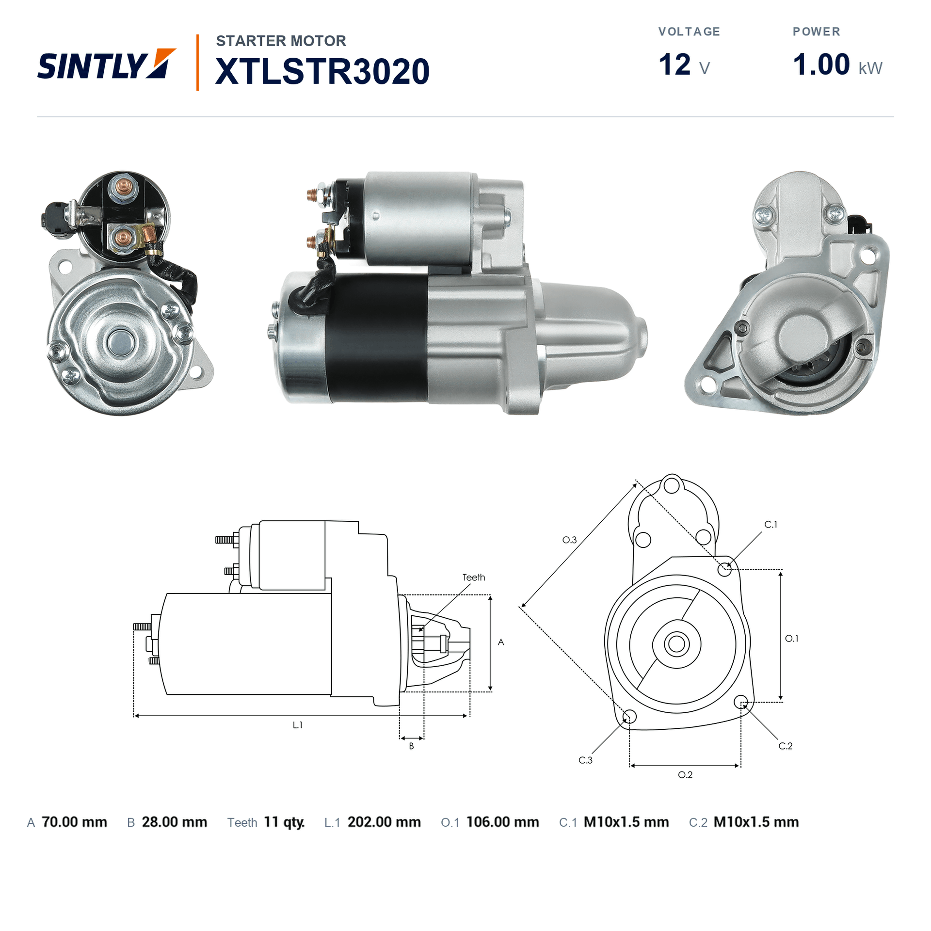 Starter XTLSTR3020