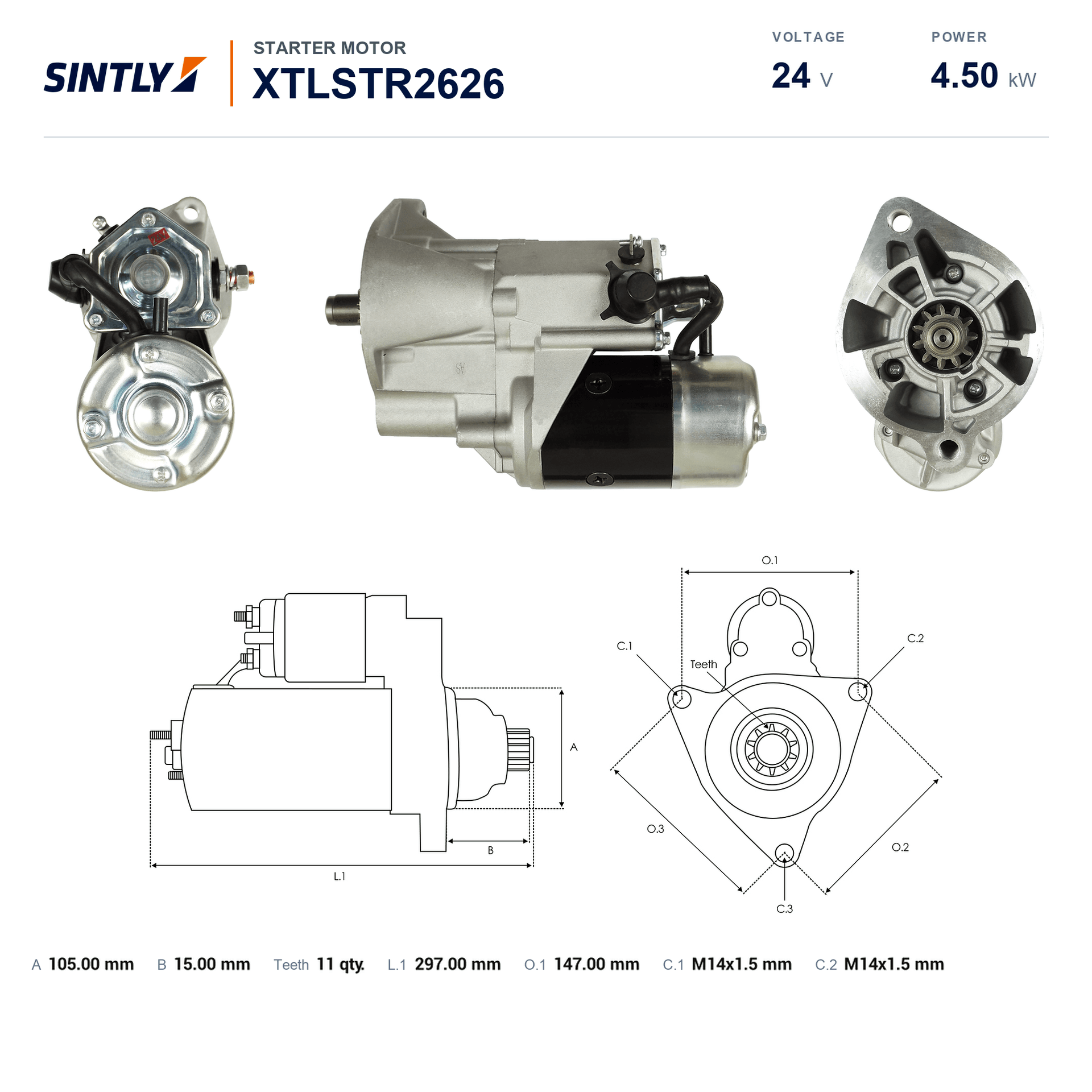 Starter XTLSTR2626