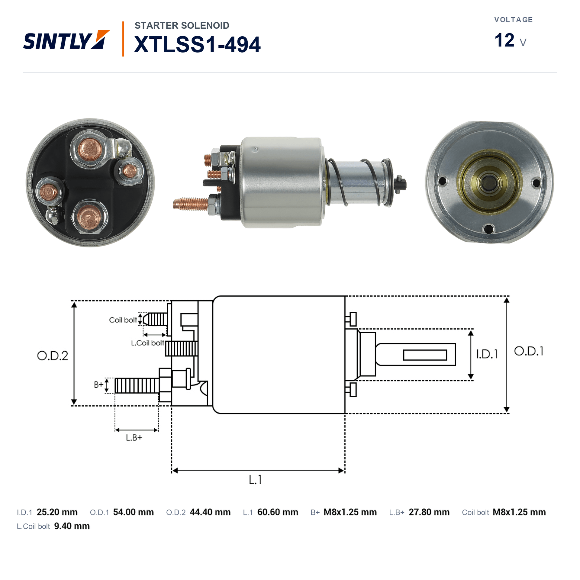 Starter Solenoid XTLSS1-494