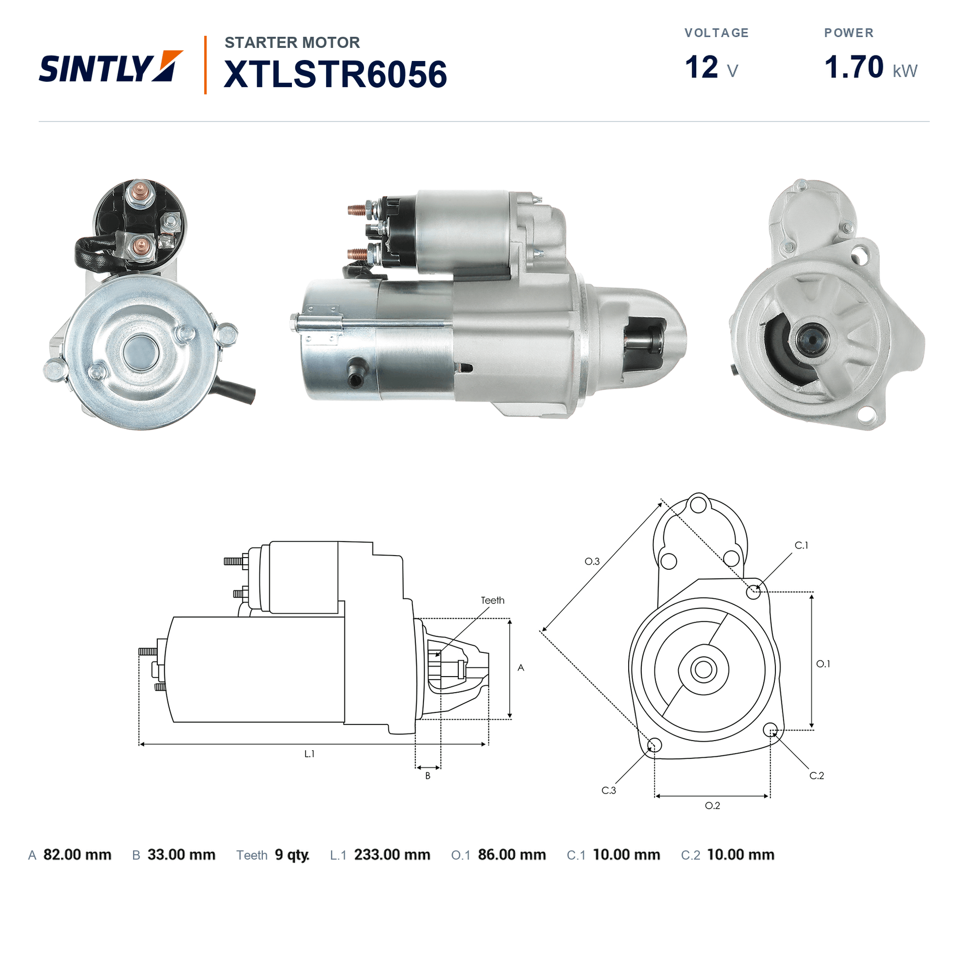Starter XTLSTR6056