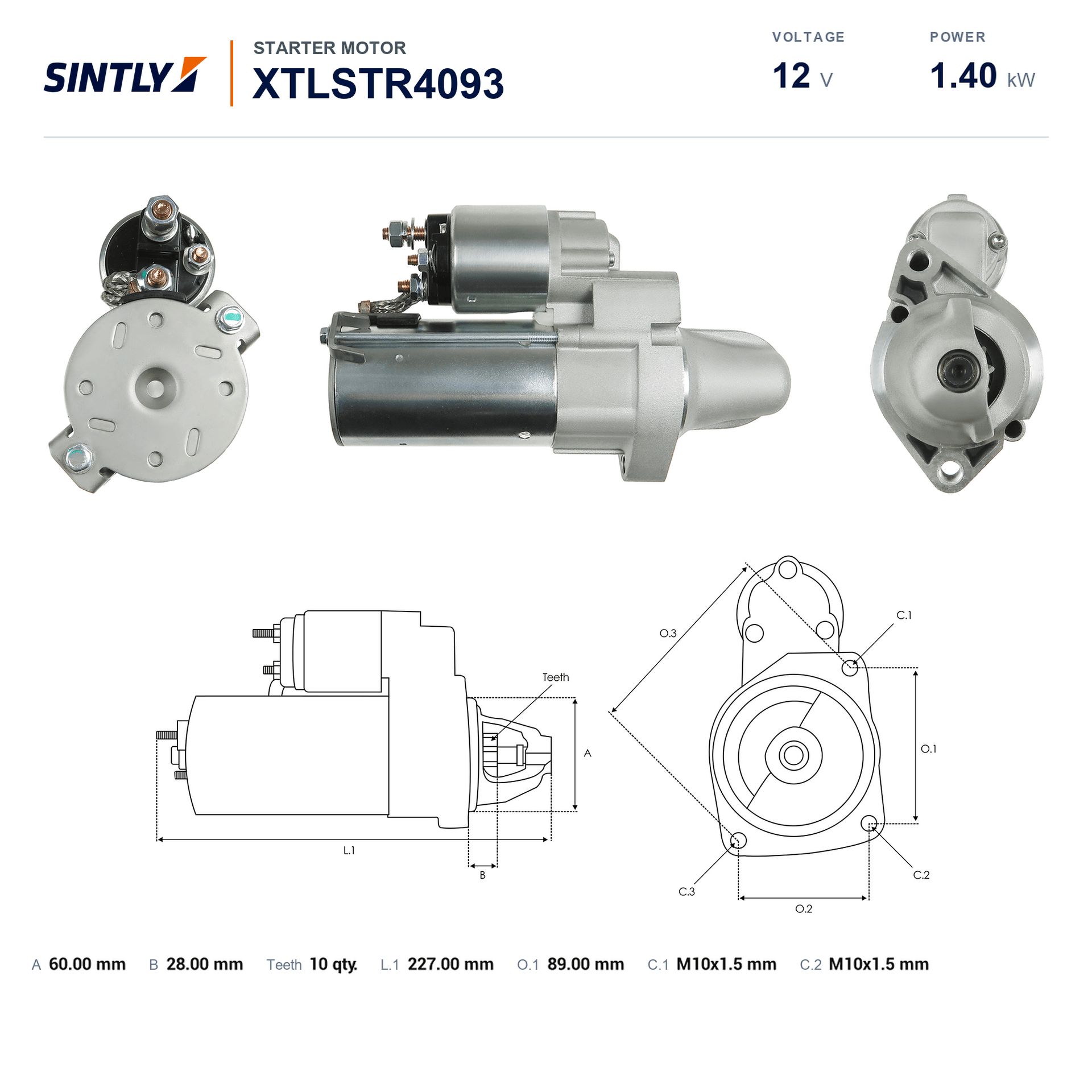 Starter XTLSTR4093