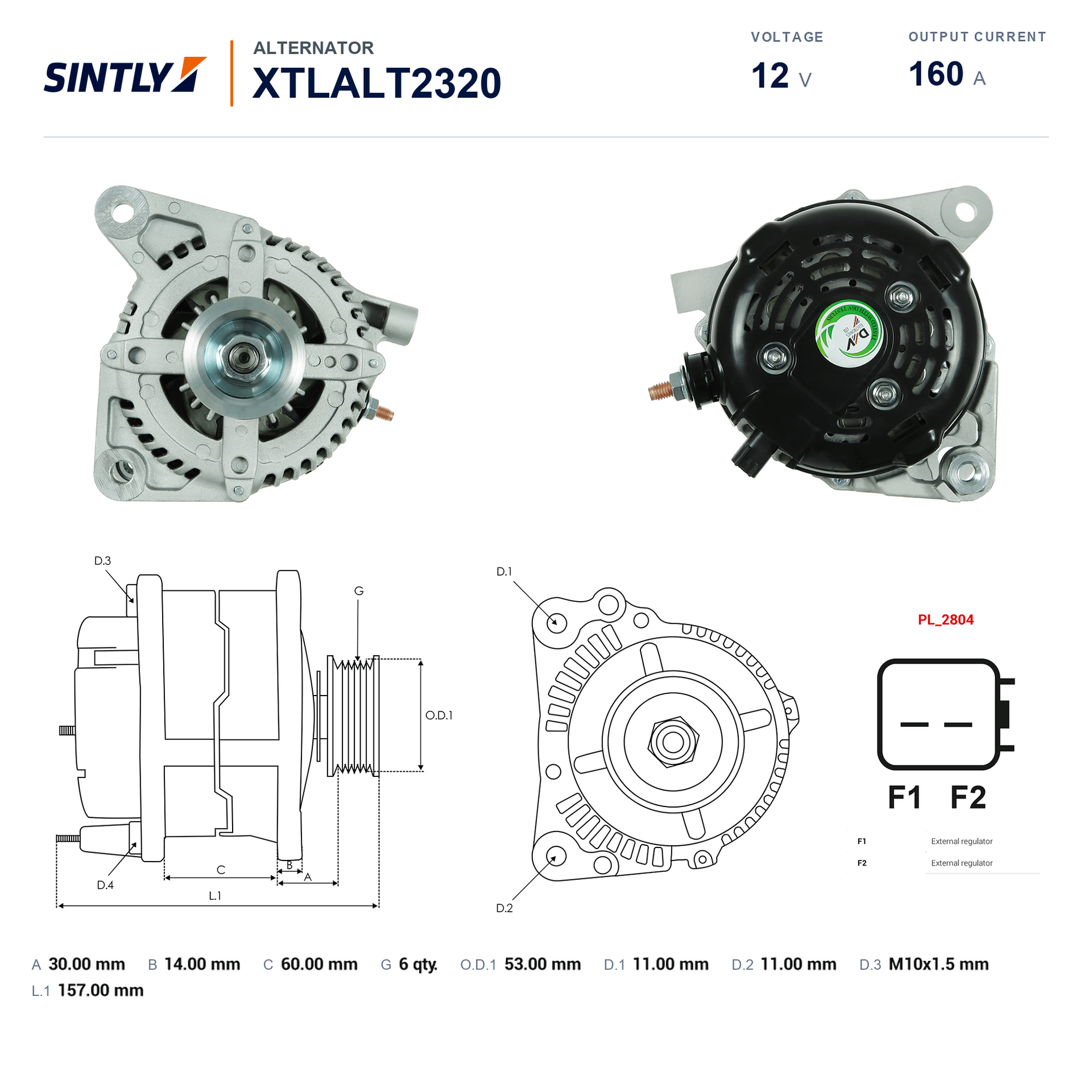 Alternator XTLALT2320