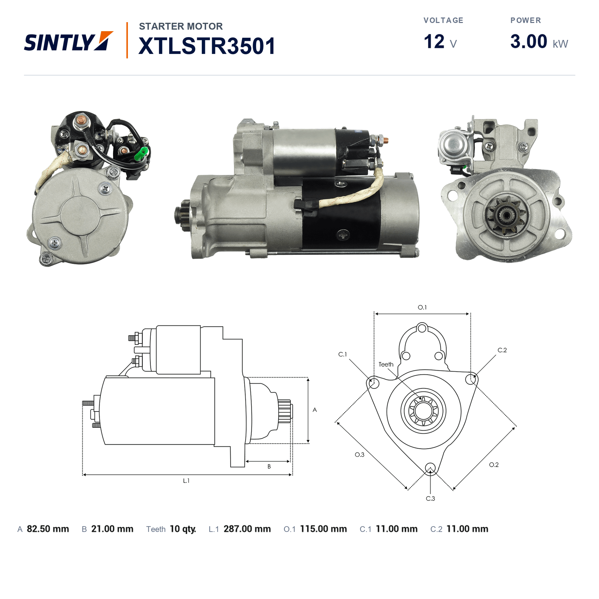 Starter XTLSTR3501