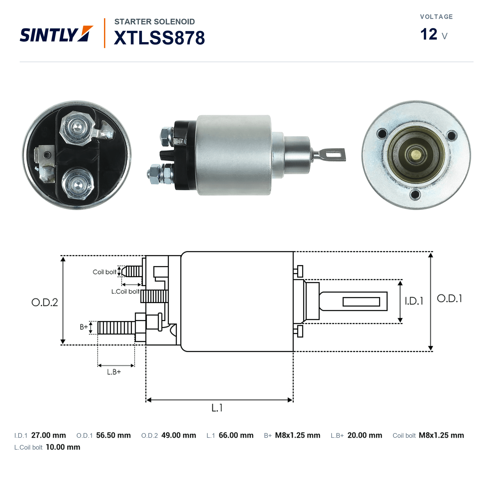 Starter Solenoid XTLSS878