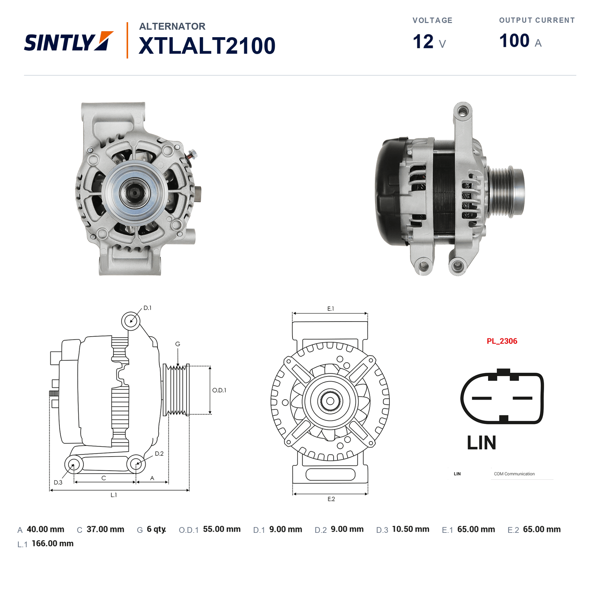 Alternator XTLALT2100