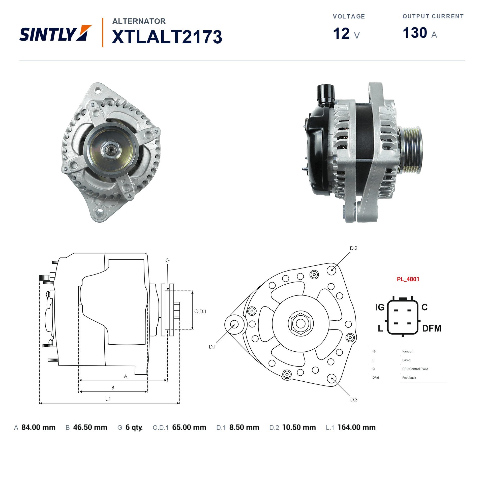 Alternator XTLALT2173