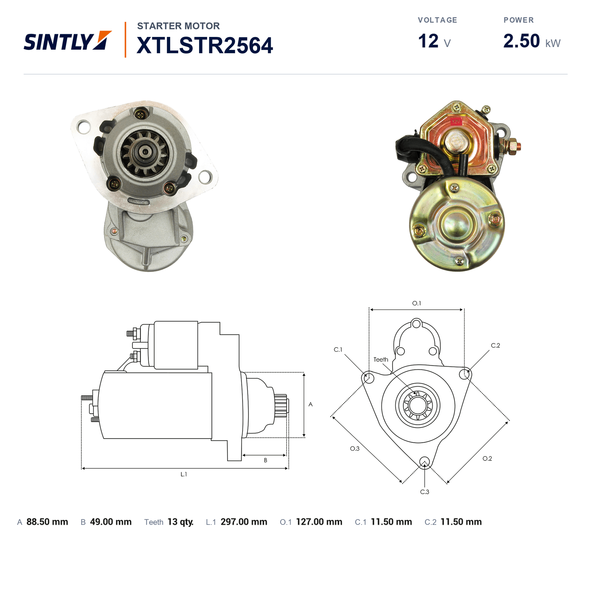 Starter XTLSTR2564