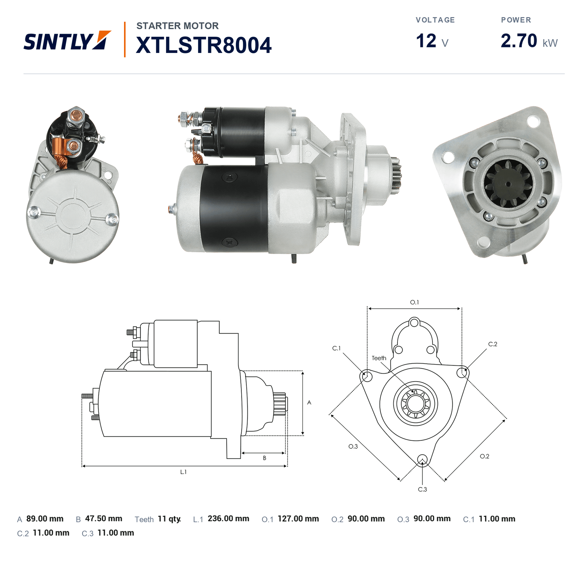 Starter XTLSTR8004