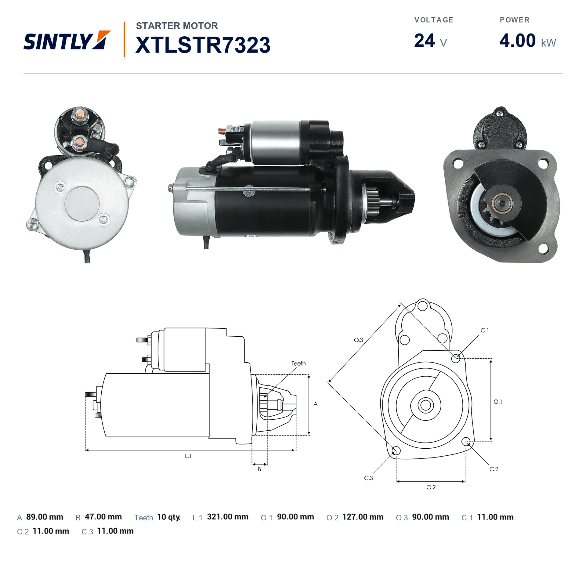 Starter XTLSTR7323