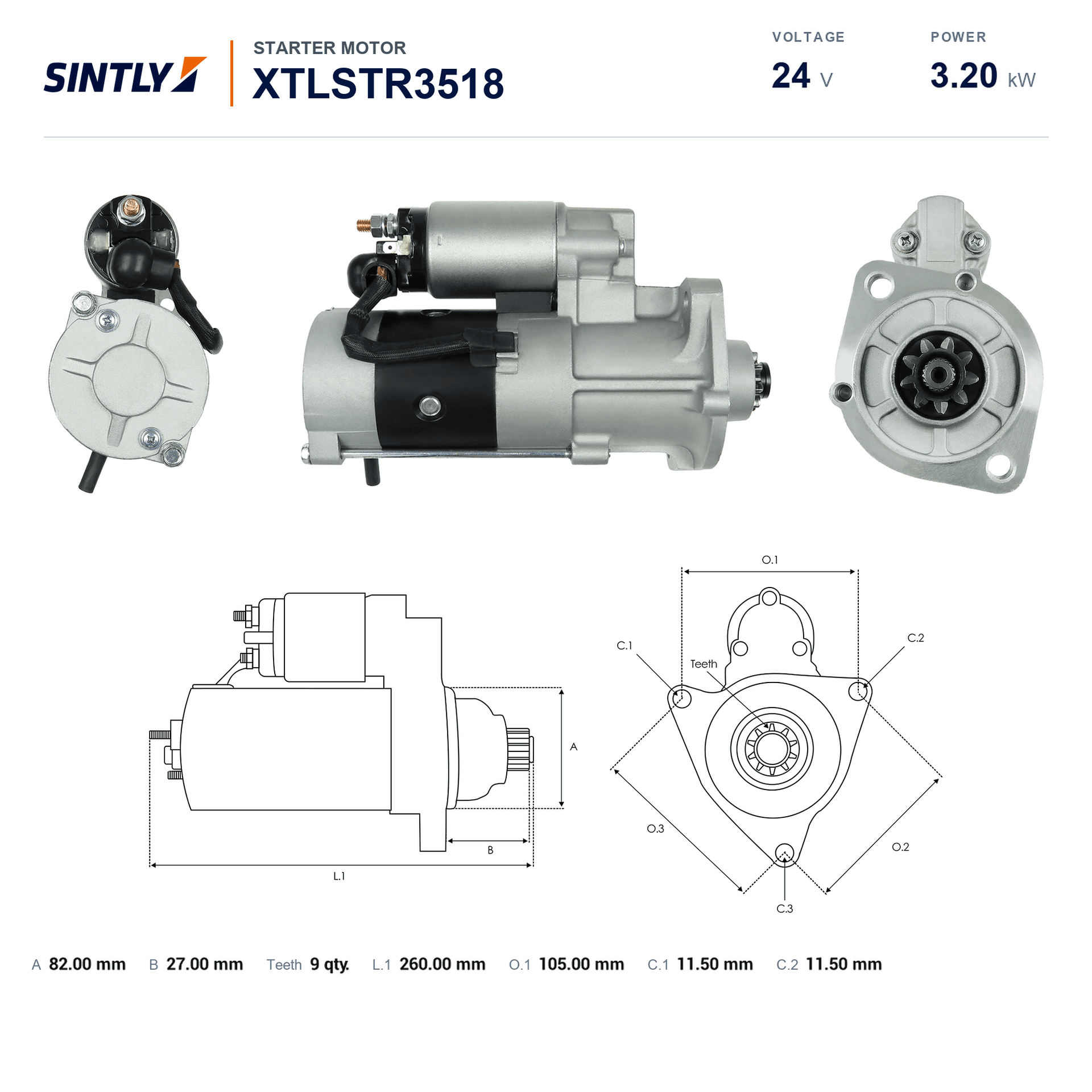 Starter XTLSTR3518