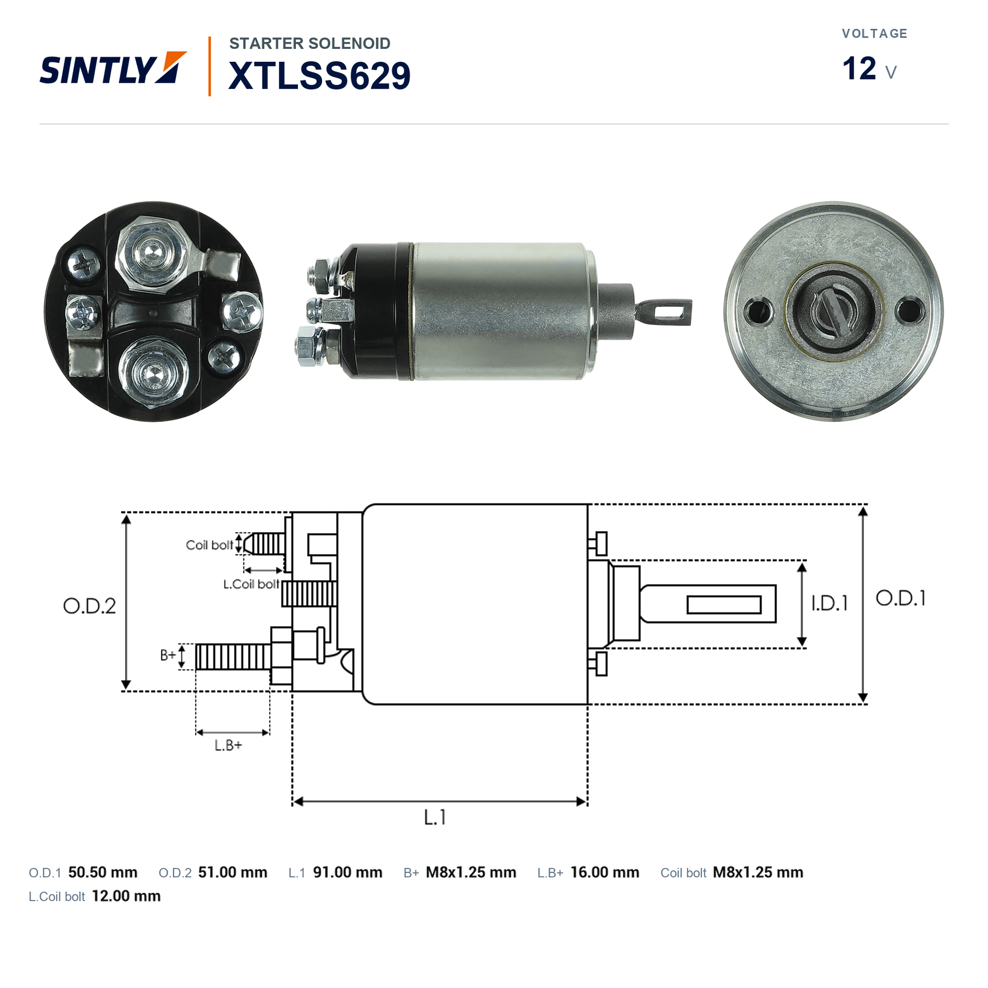 Starter Solenoid XTLSS629