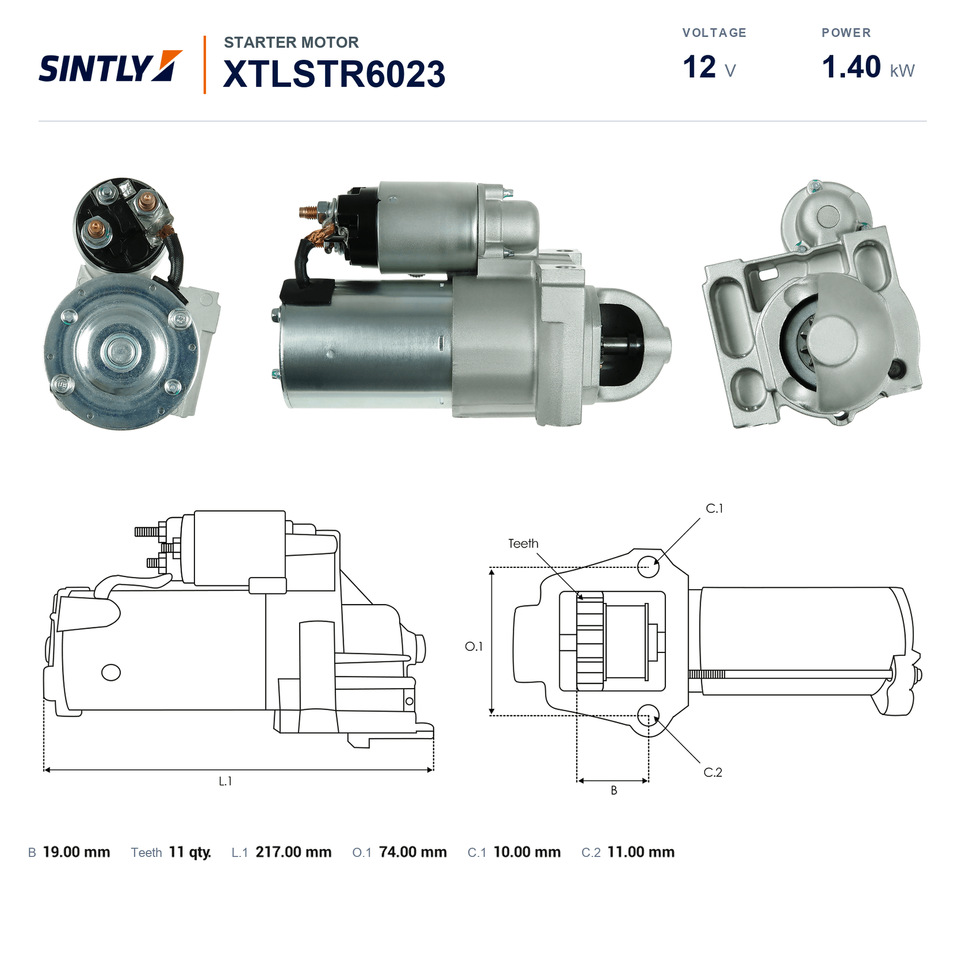 Starter XTLSTR6023