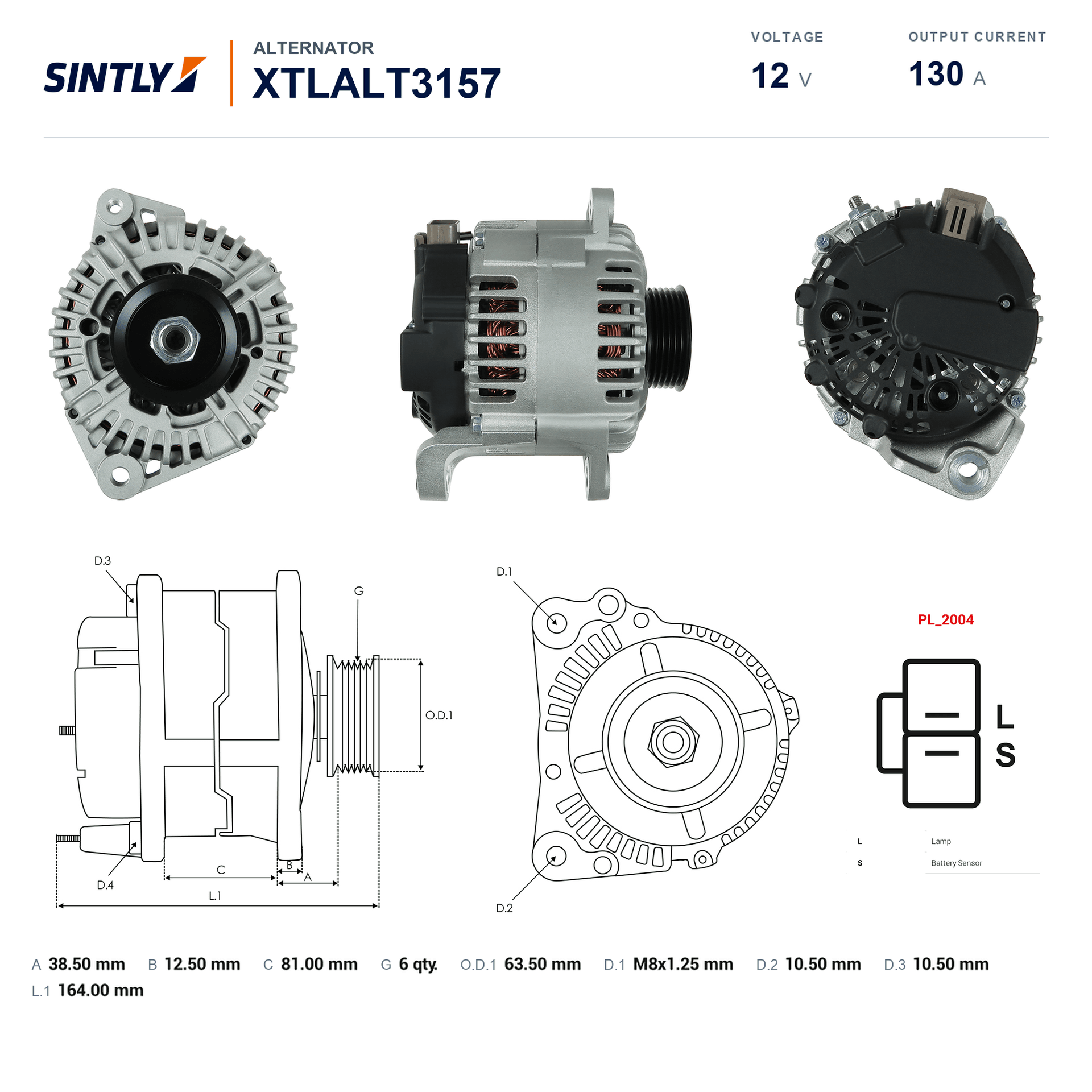 Alternador XTLALT3157