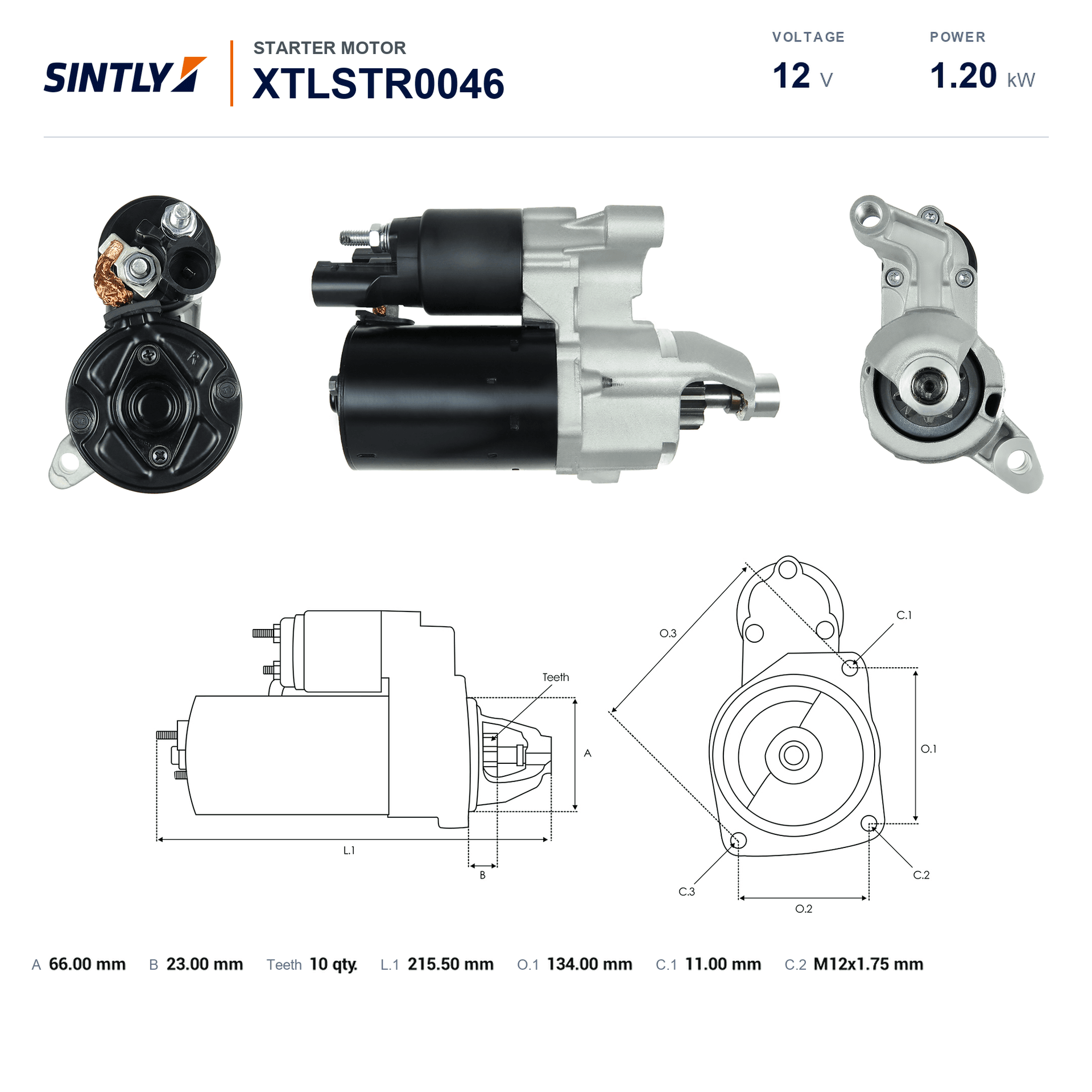 Starter XTLSTR0046