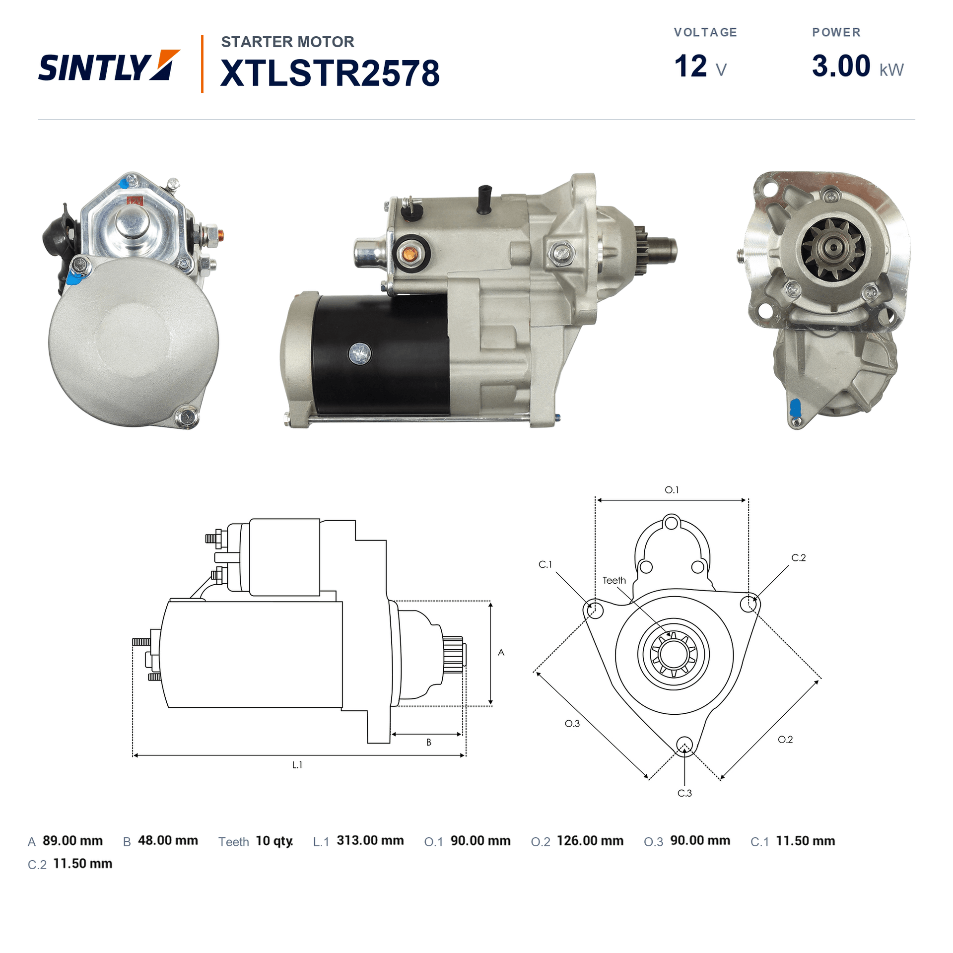 Starter XTLSTR2578