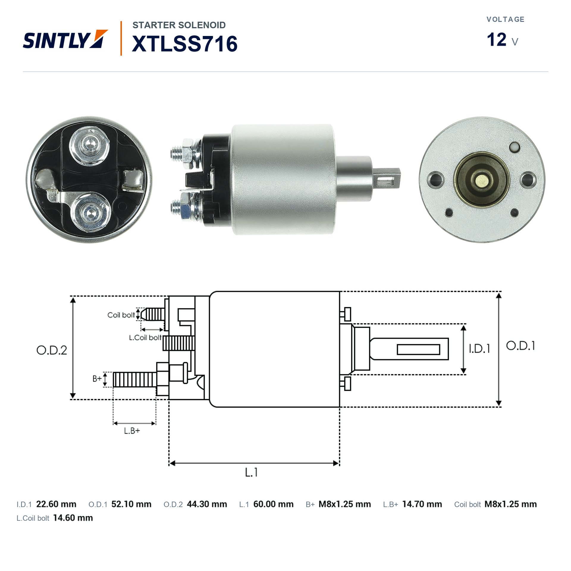 Starter Solenoid XTLSS716