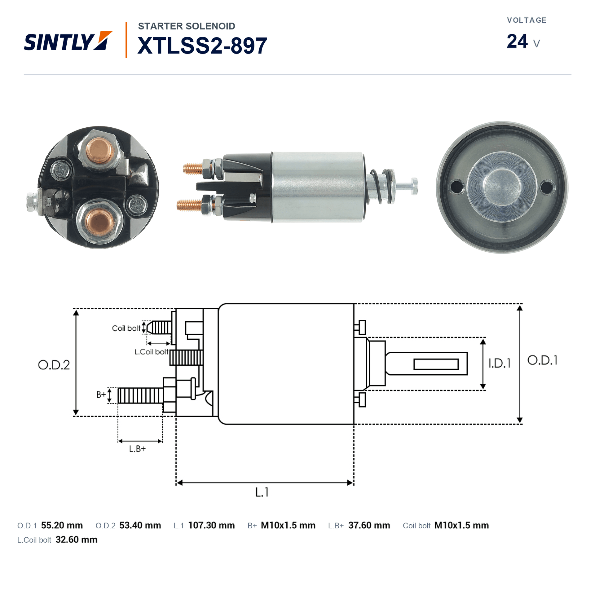 Solenoide de arranque XTLSS2-897