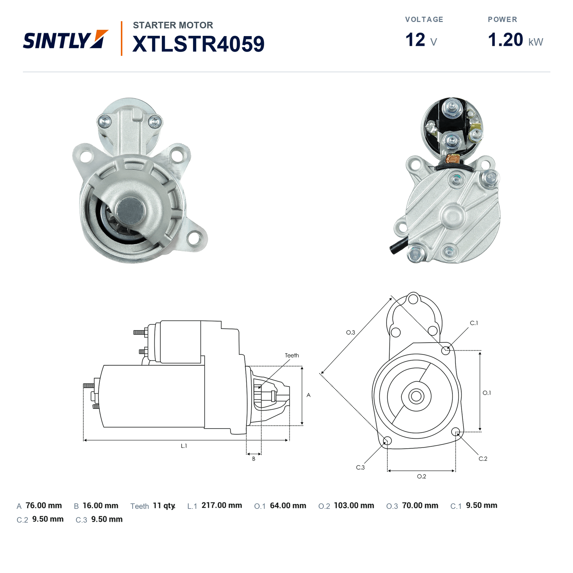 Starter XTLSTR4059
