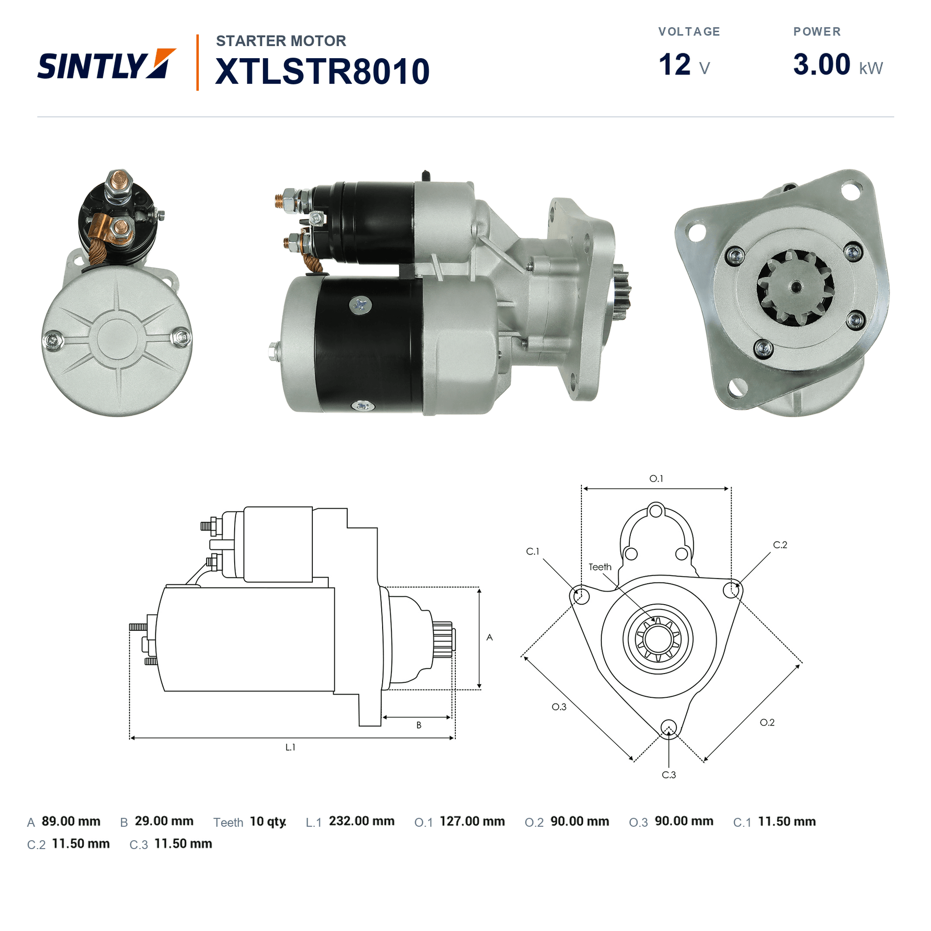 Starter XTLSTR8010