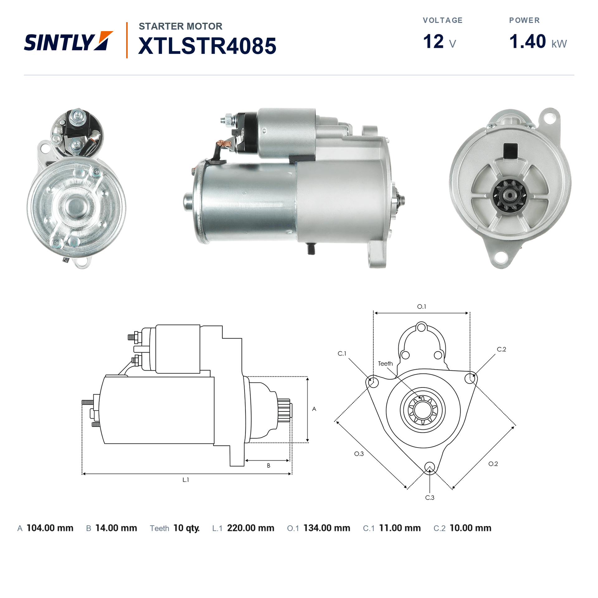 Starter XTLSTR4085