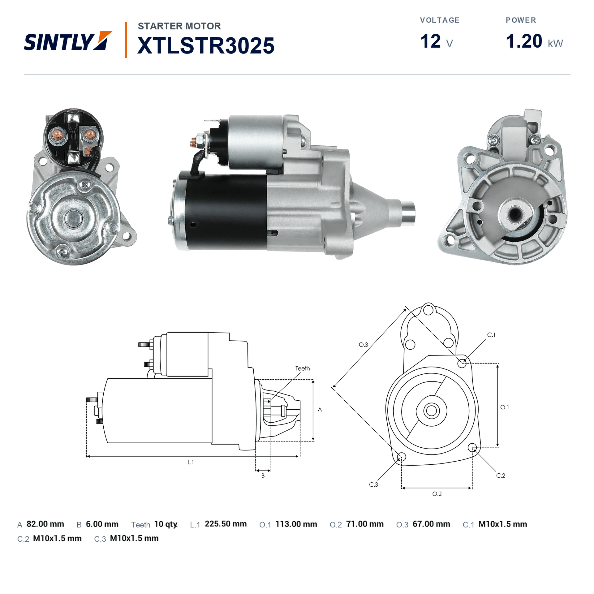 Starter XTLSTR3025