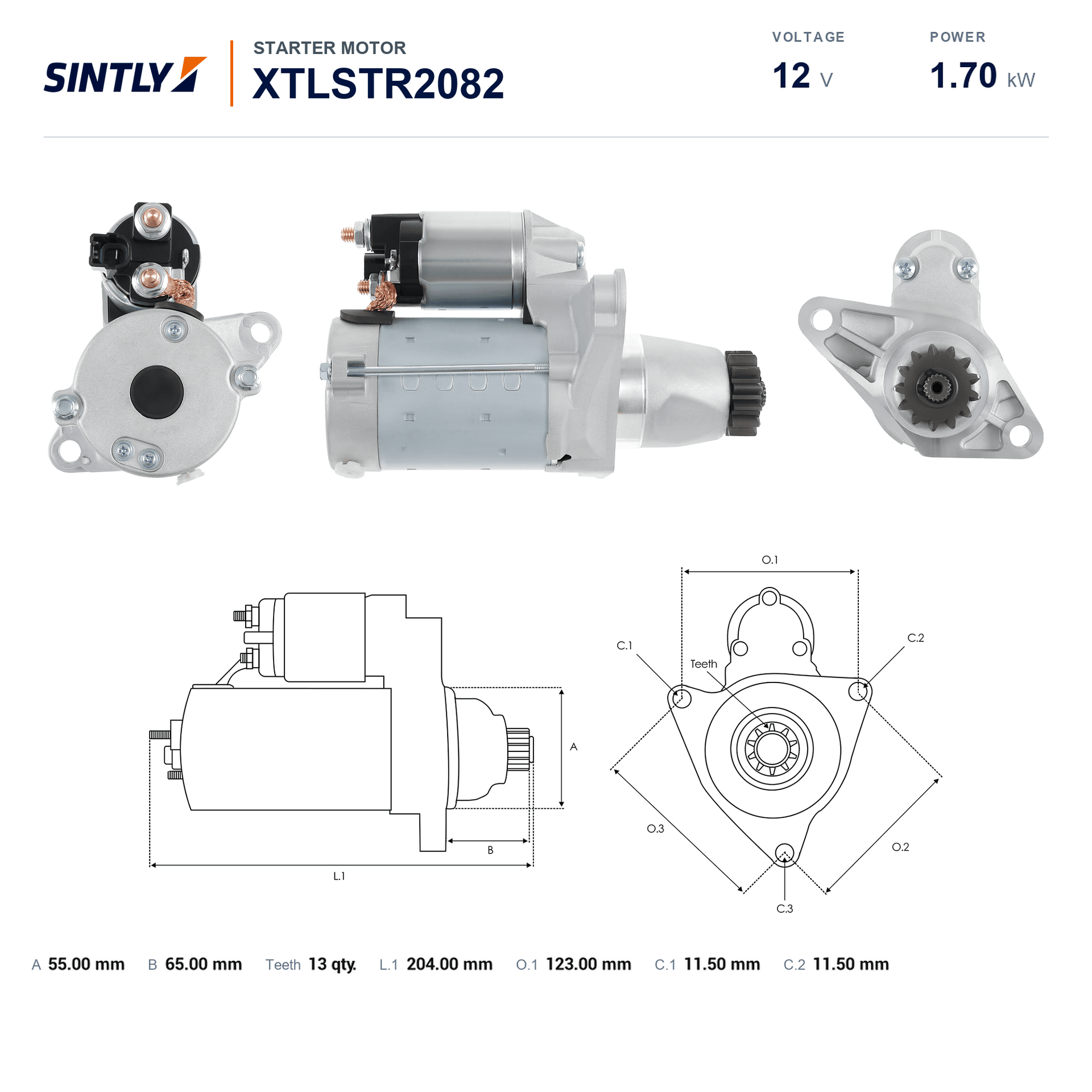 Starter XTLSTR2082
