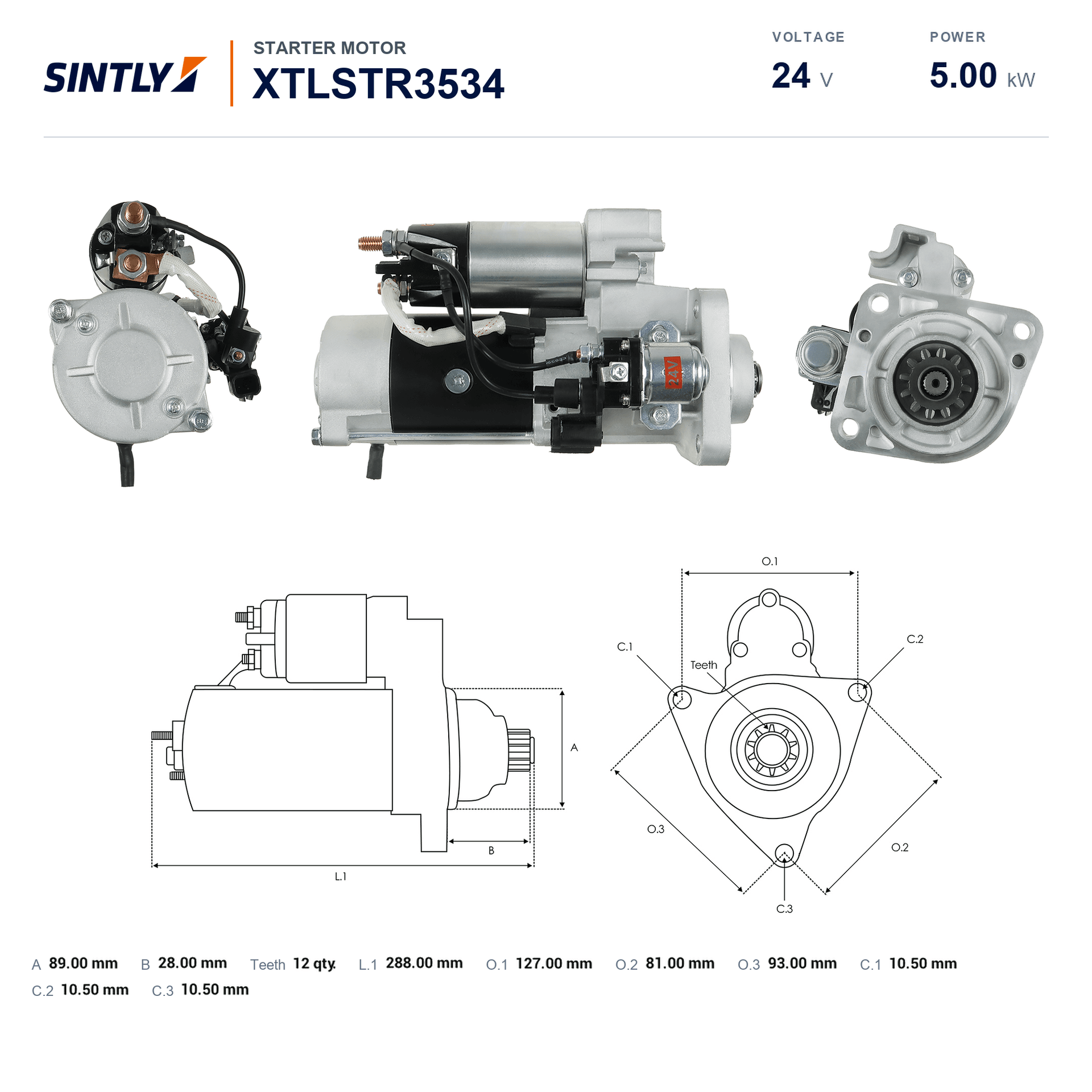 Starter XTLSTR3534