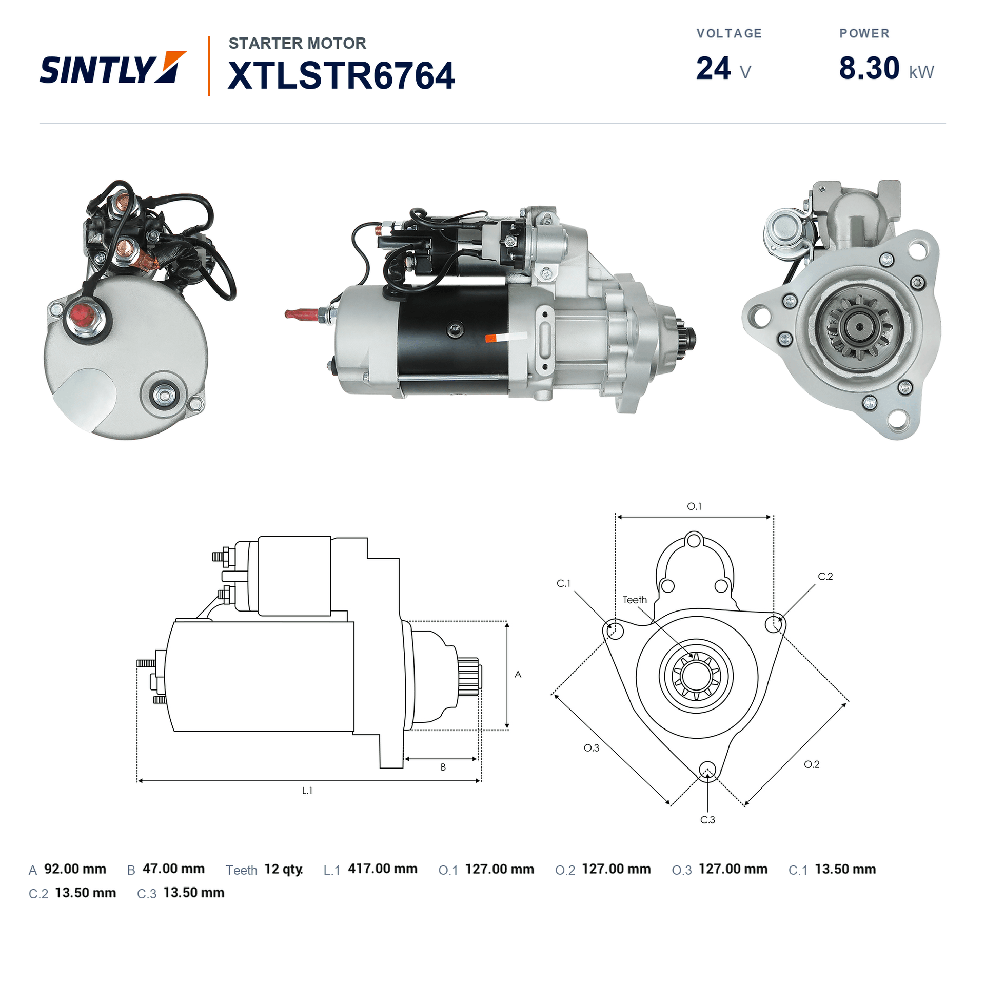 Starter XTLSTR6764