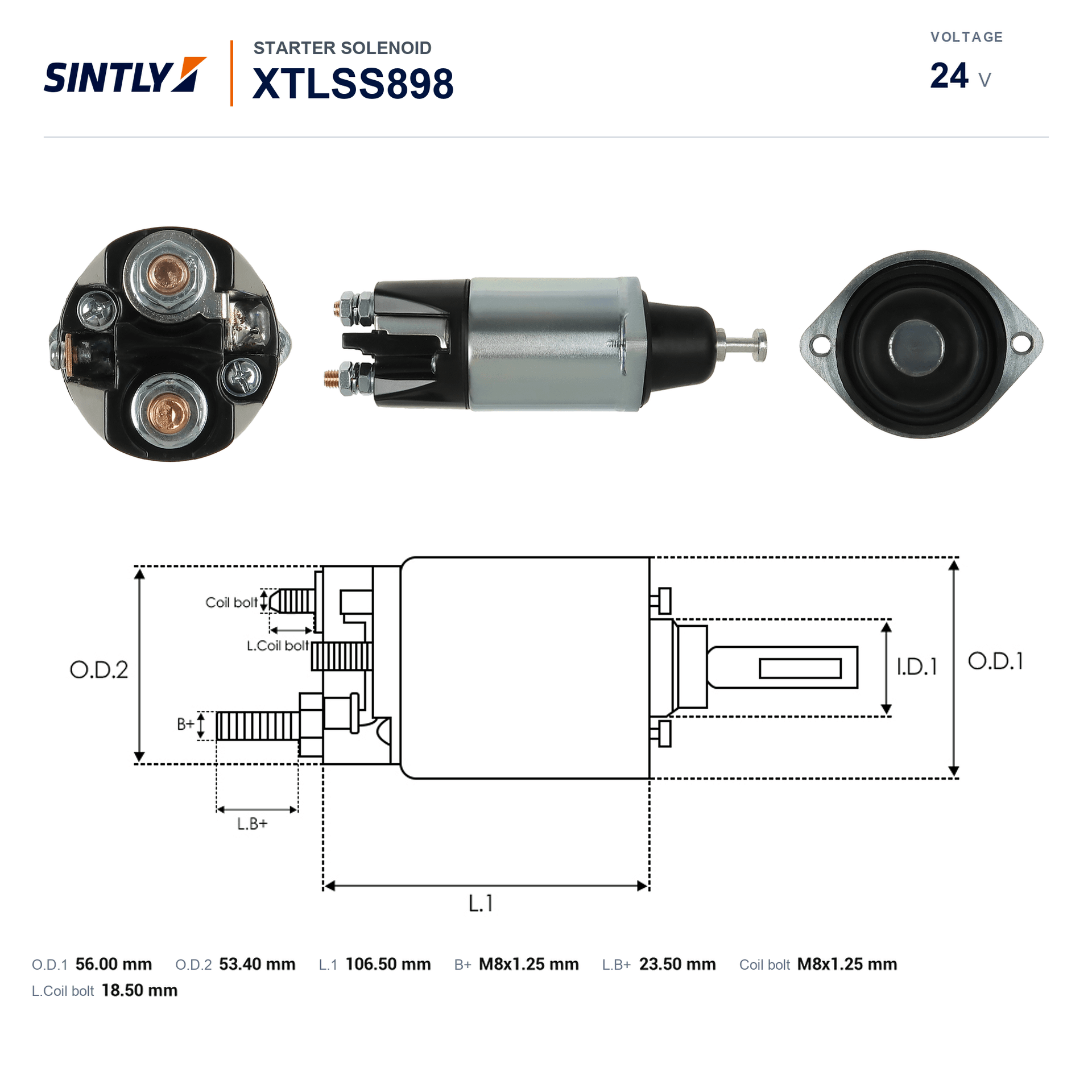 Solenoide de arranque XTLSS898