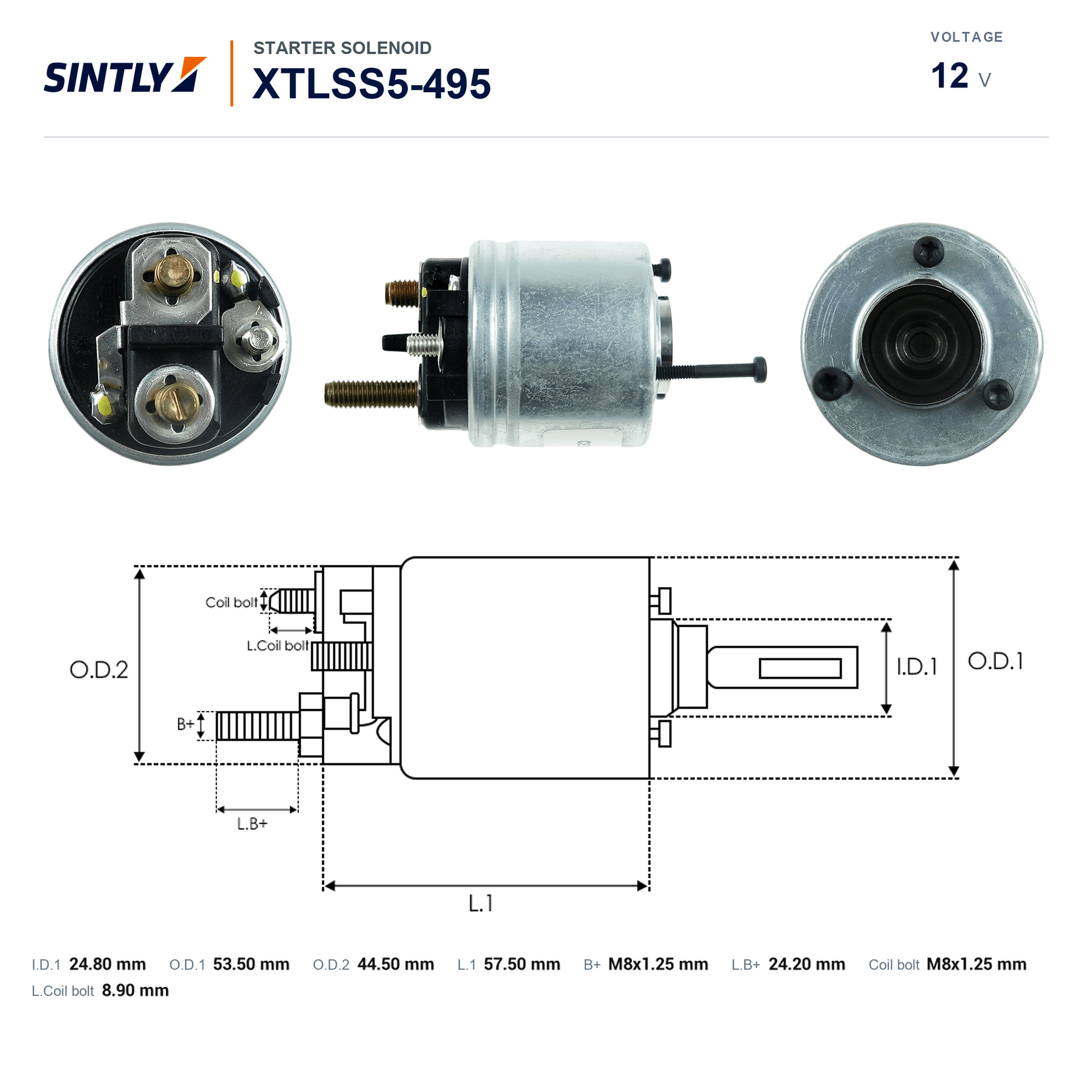 Solenoide de arranque XTLSS5-495