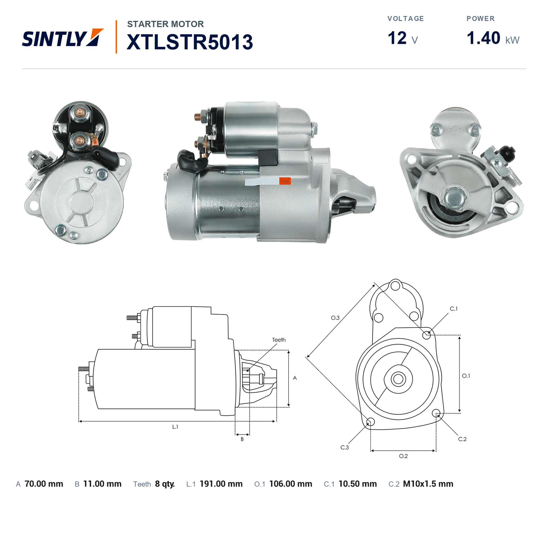 Starter XTLSTR5013