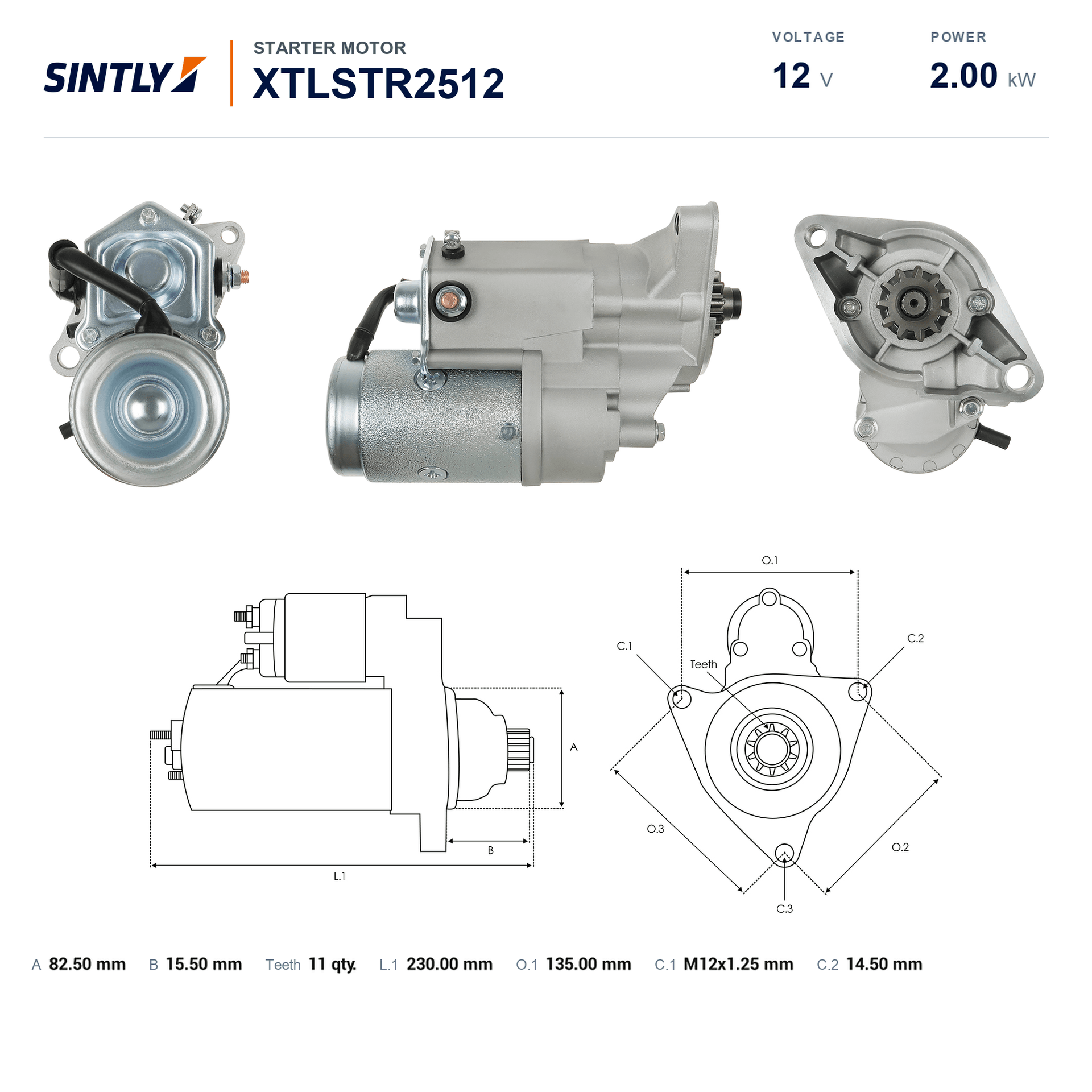 Starter XTLSTR2512