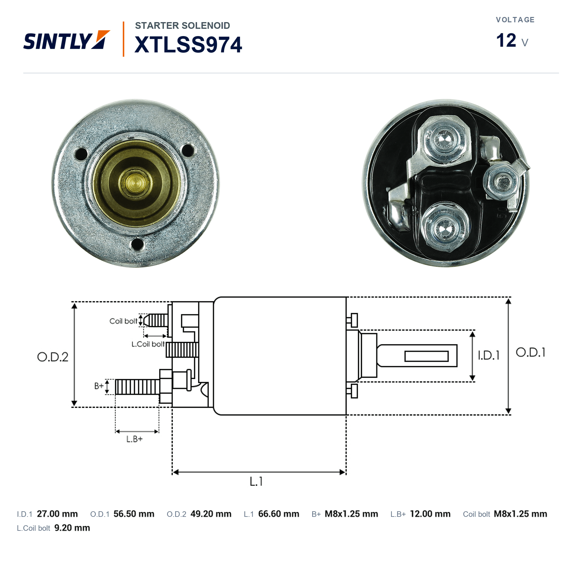 Starter Solenoid XTLSS974