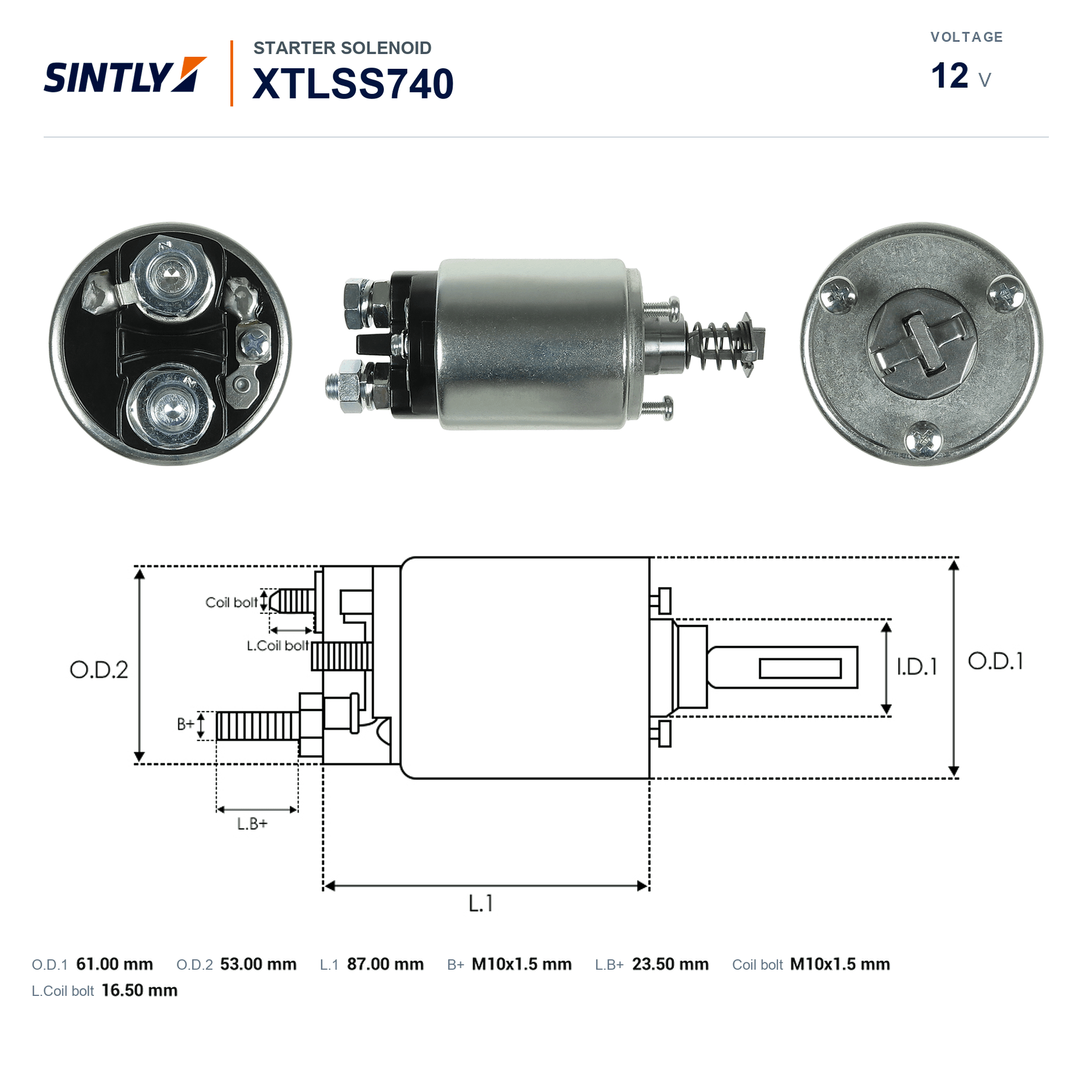 Starter Solenoid XTLSS740