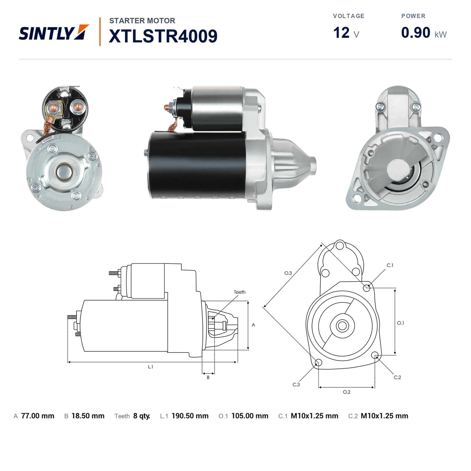 Starter XTLSTR4009